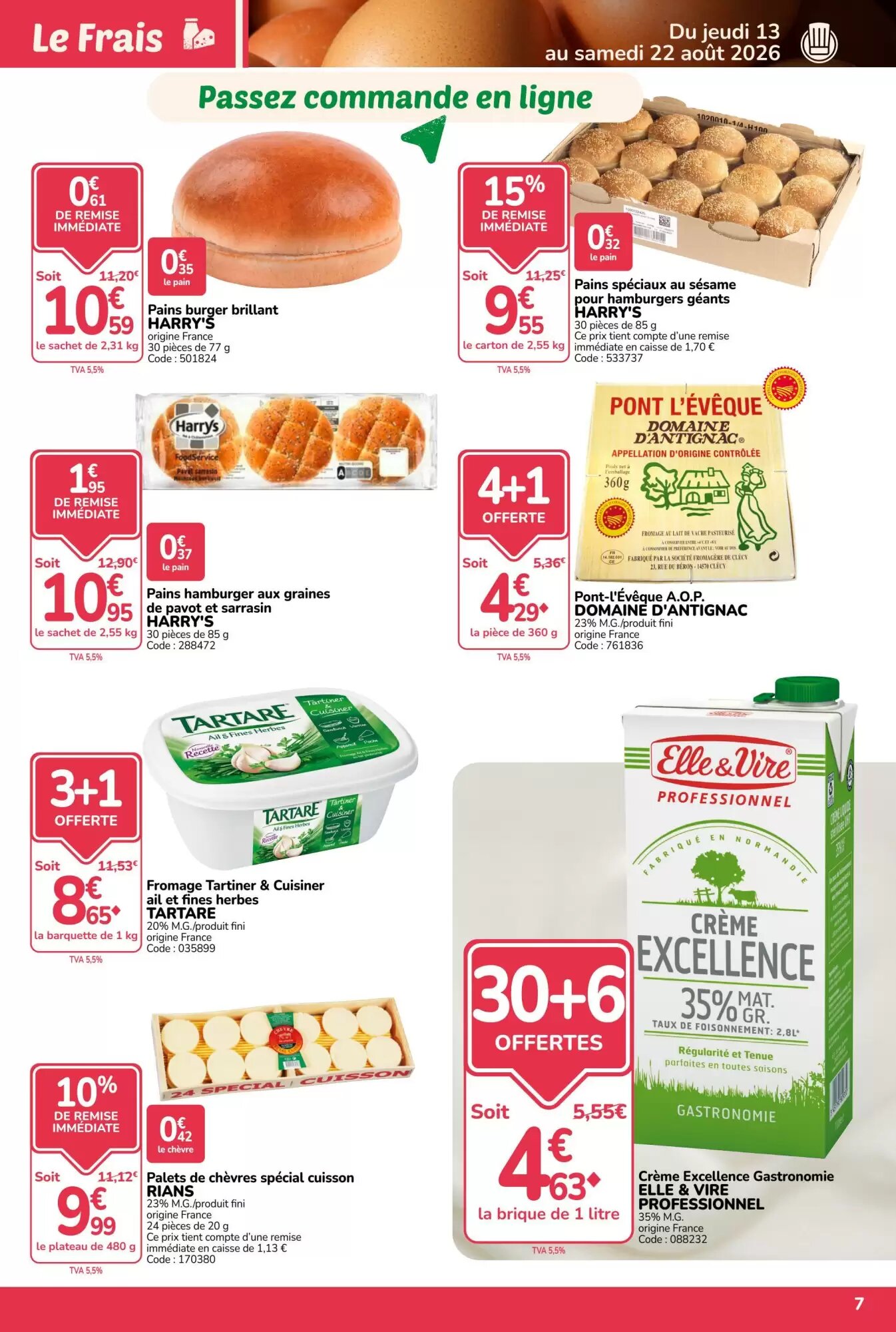 Prospectus promotionnel Promocash valable à partir du 13/08/2026 - Page 7.