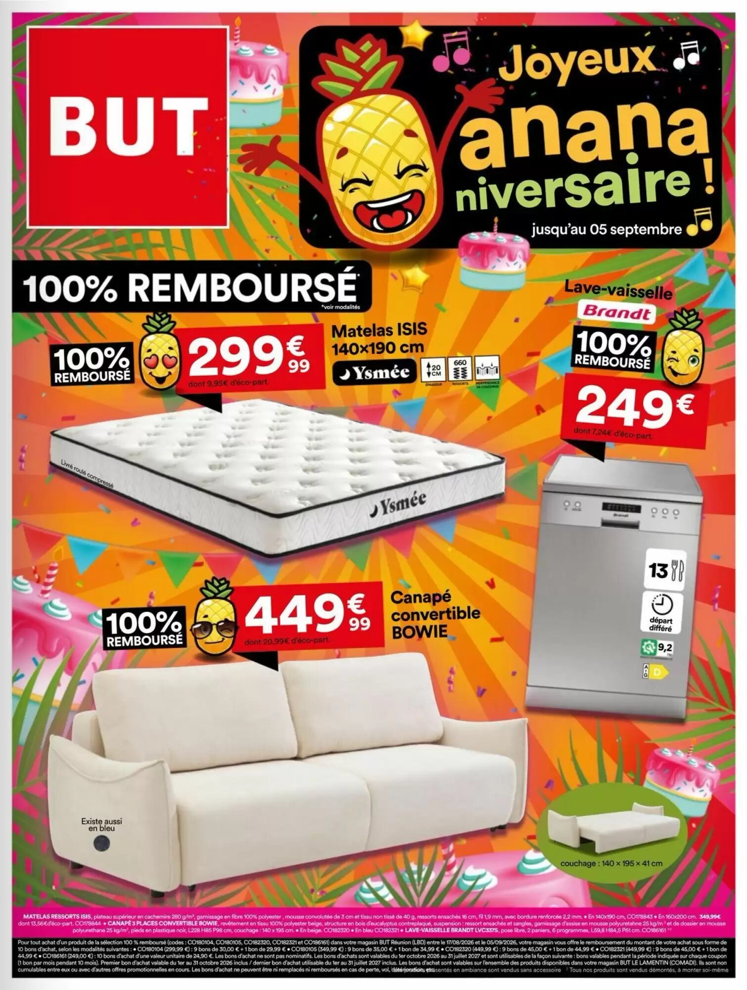 Prospectus promotionnel BUT valable à partir du 13/08/2026 - Page 1.