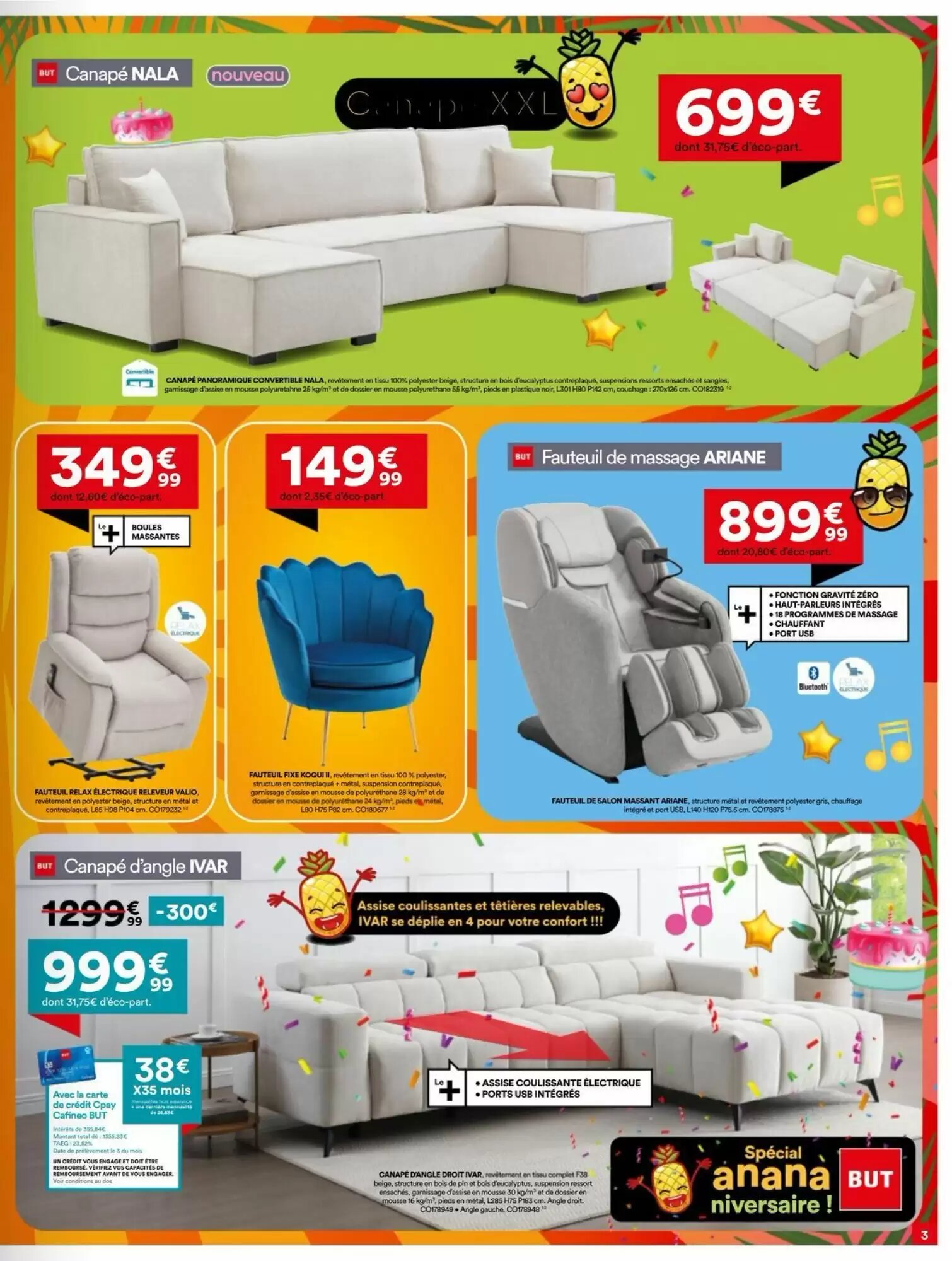 Prospectus promotionnel BUT valable à partir du 13/08/2026 - Page 3.
