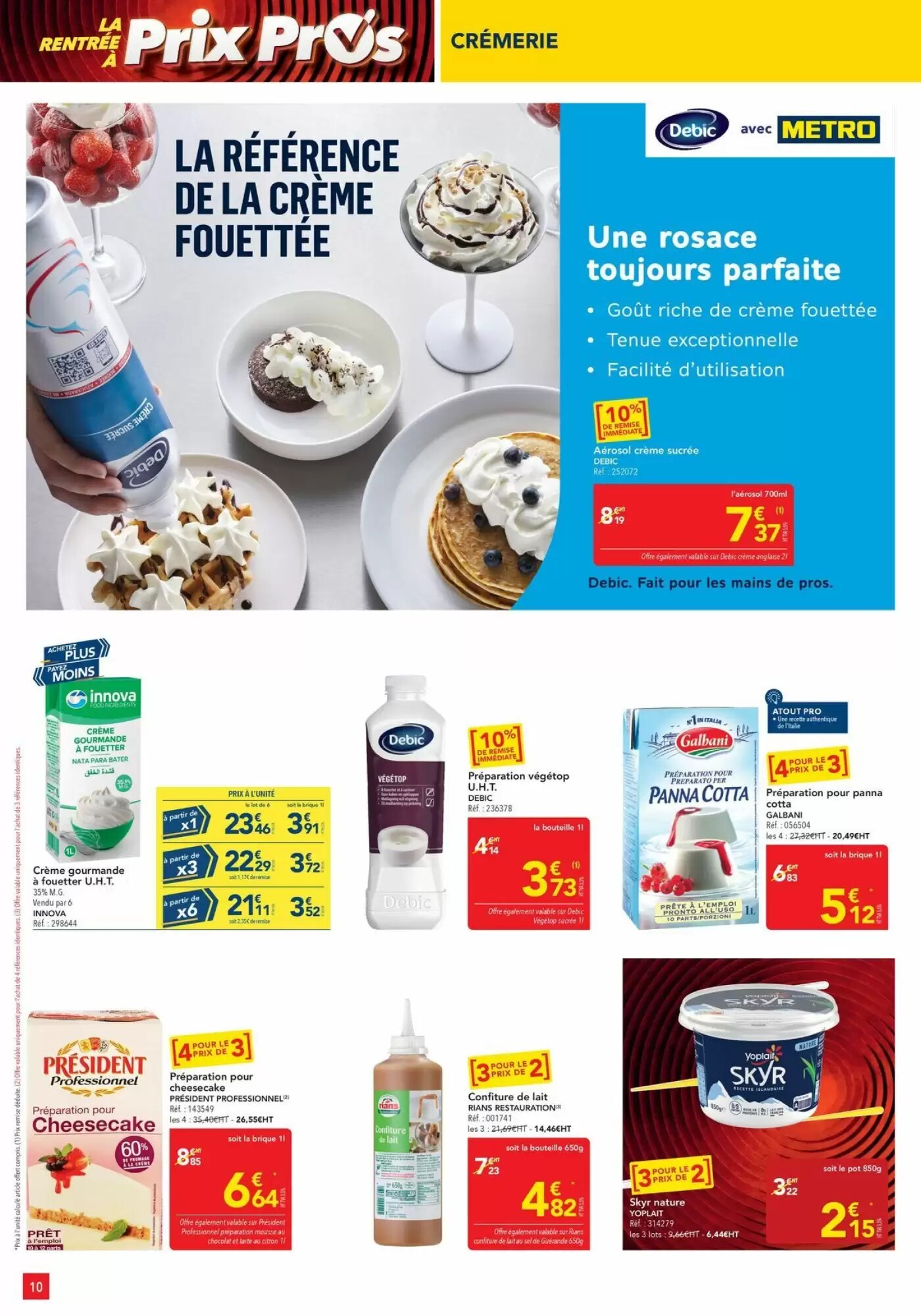 Prospectus promotionnel METRO valable à partir du 14/08/2026 - Page 10.