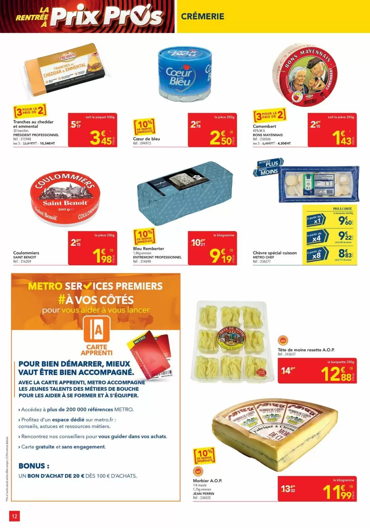 Prospectus promotionnel METRO valable à partir du 14/08/2026 - Page 12.