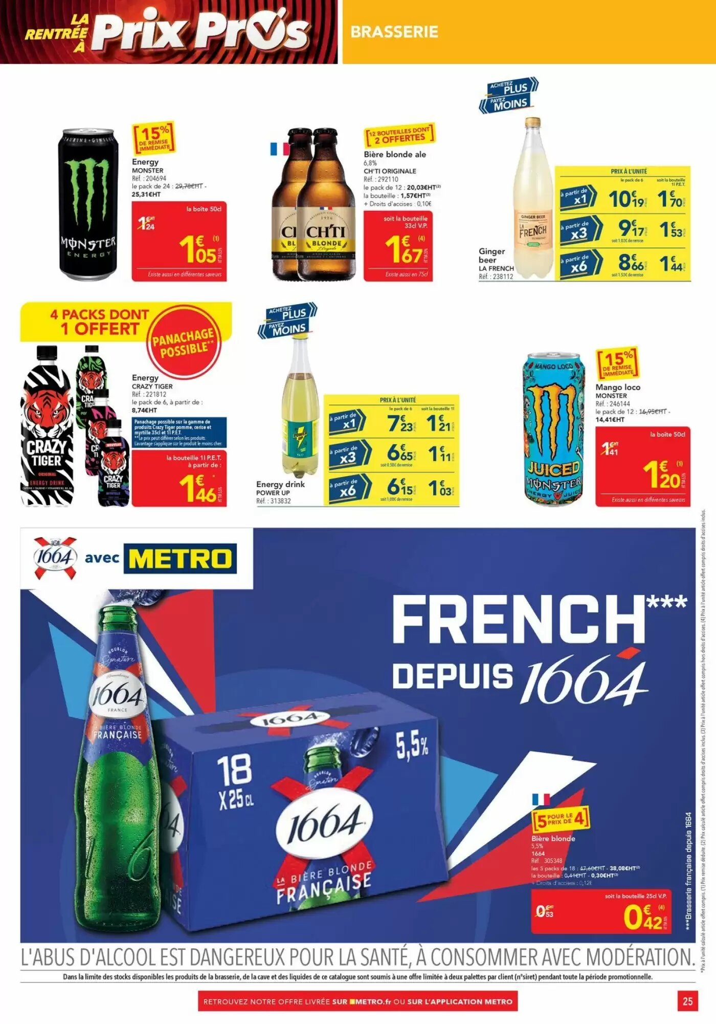 Prospectus promotionnel METRO valable à partir du 14/08/2026 - Page 25.