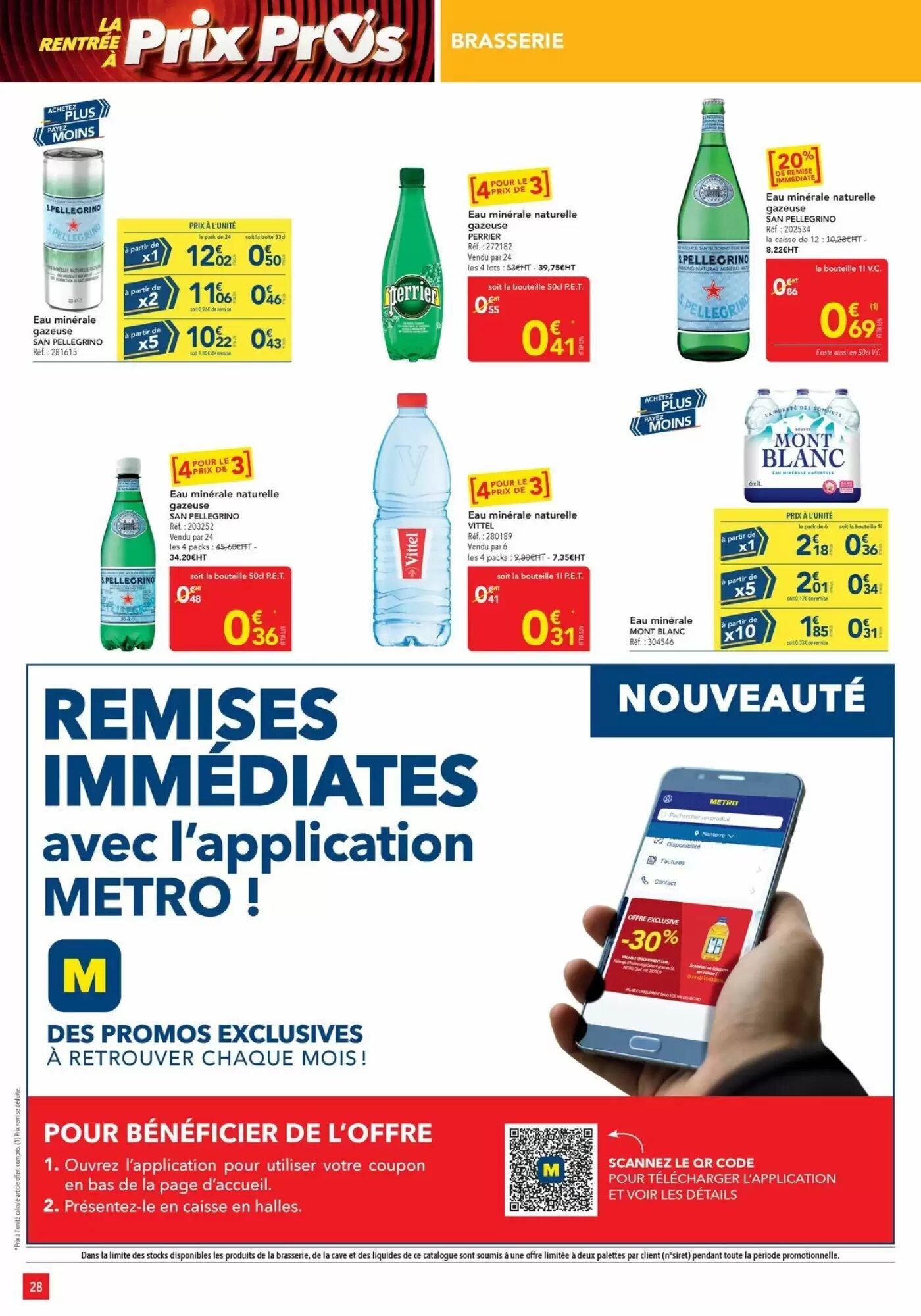 Prospectus promotionnel METRO valable à partir du 14/08/2026 - Page 28.