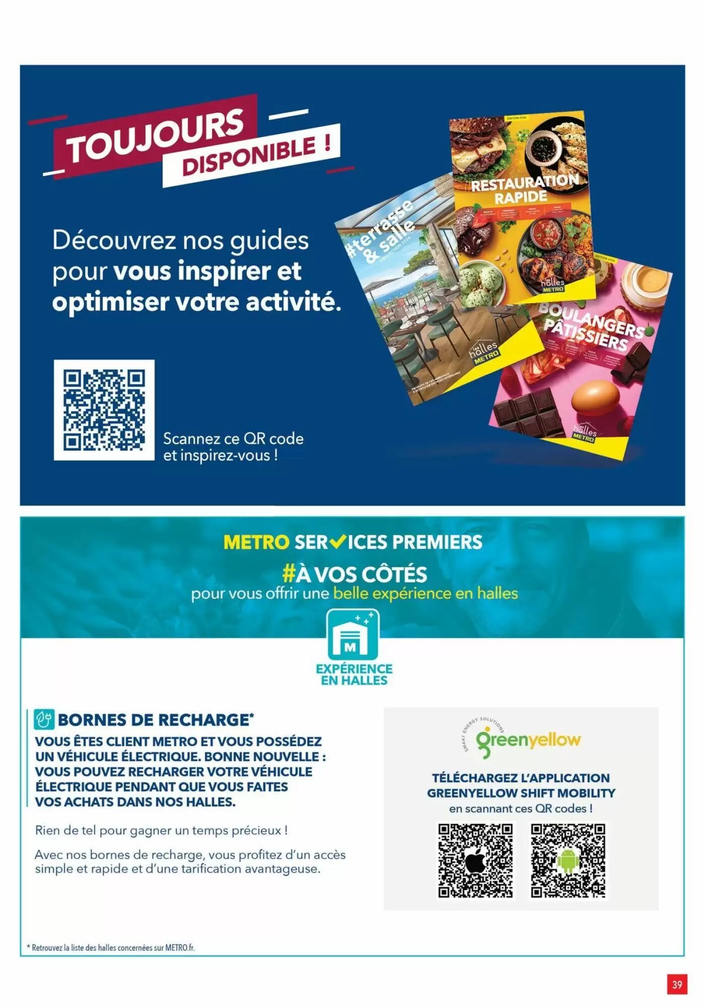 Prospectus promotionnel METRO valable à partir du 14/08/2026 - Page 39.