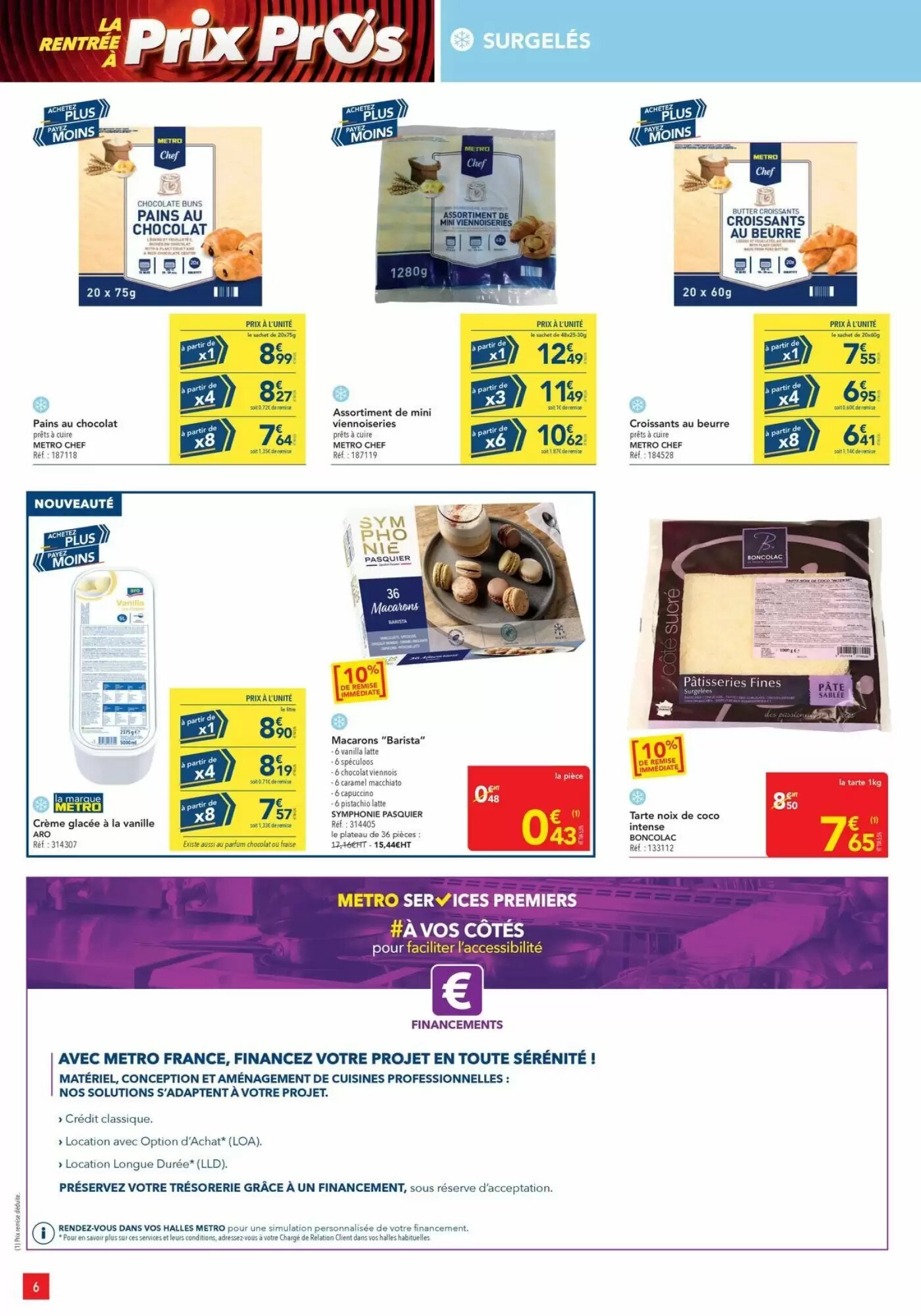 Prospectus promotionnel METRO valable à partir du 14/08/2026 - Page 6.