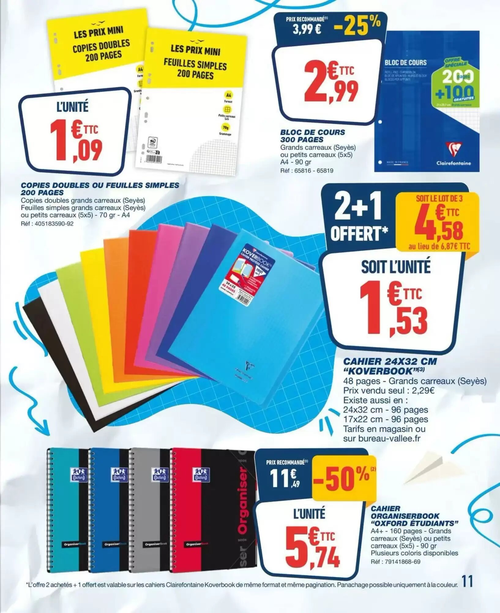 Prospectus promotionnel Bureau Vallée valable à partir du 16/08/2026 - Page 11.