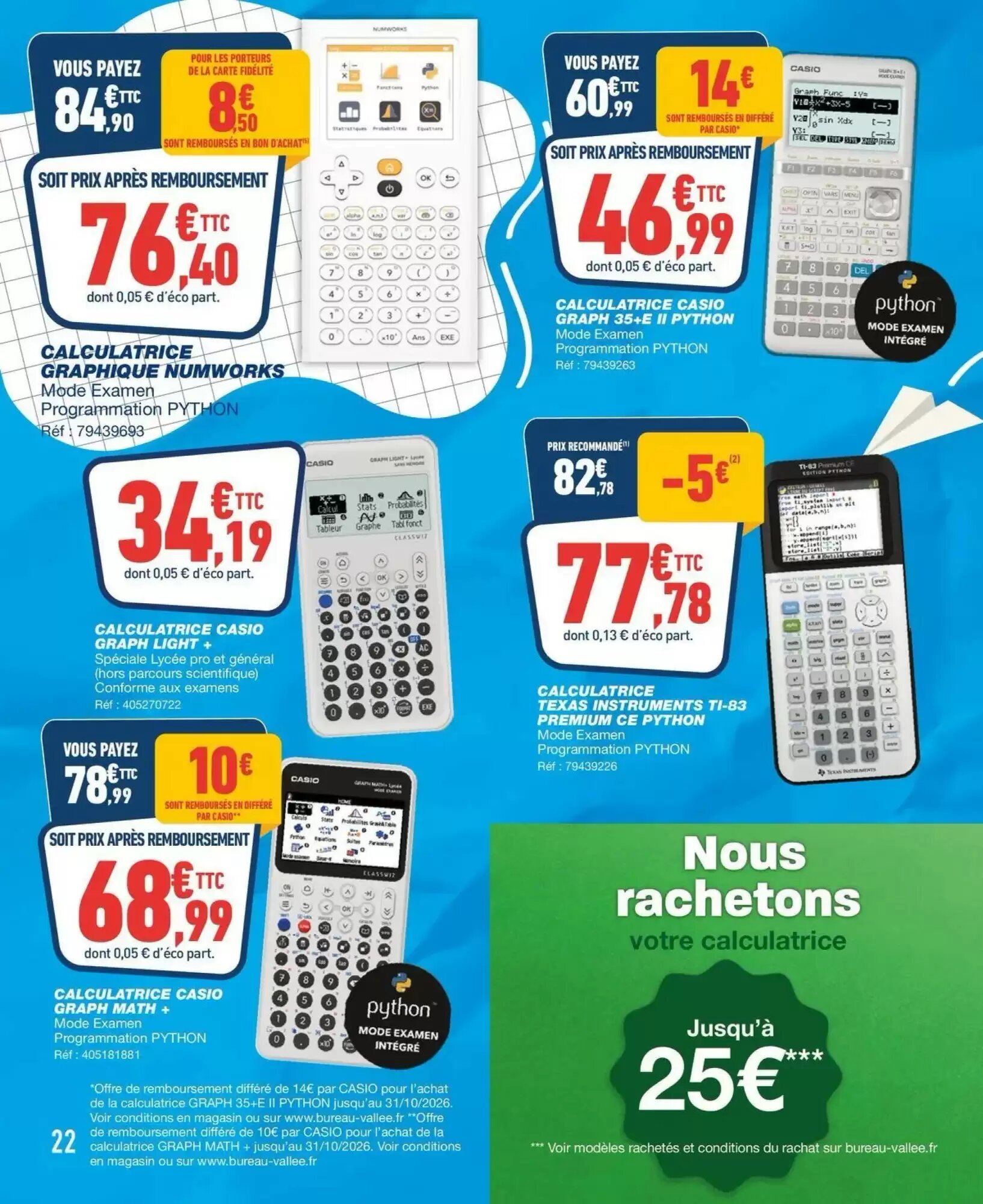 Prospectus promotionnel Bureau Vallée valable à partir du 16/08/2026 - Page 22.