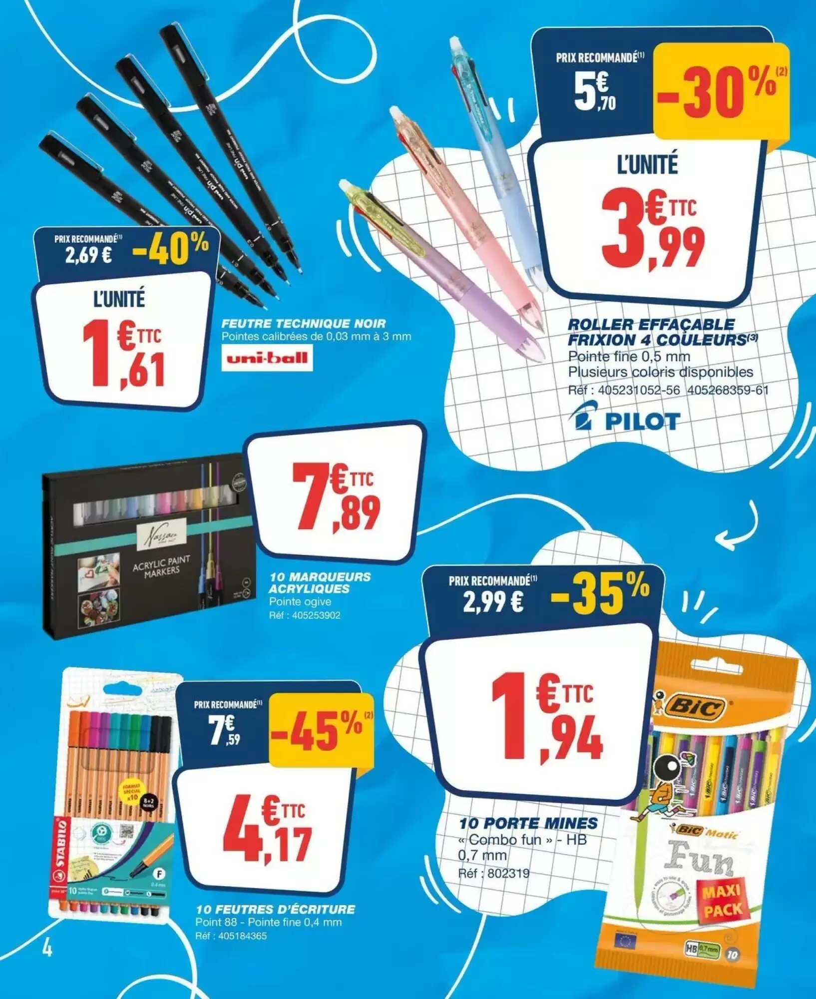 Prospectus promotionnel Bureau Vallée valable à partir du 16/08/2026 - Page 4.