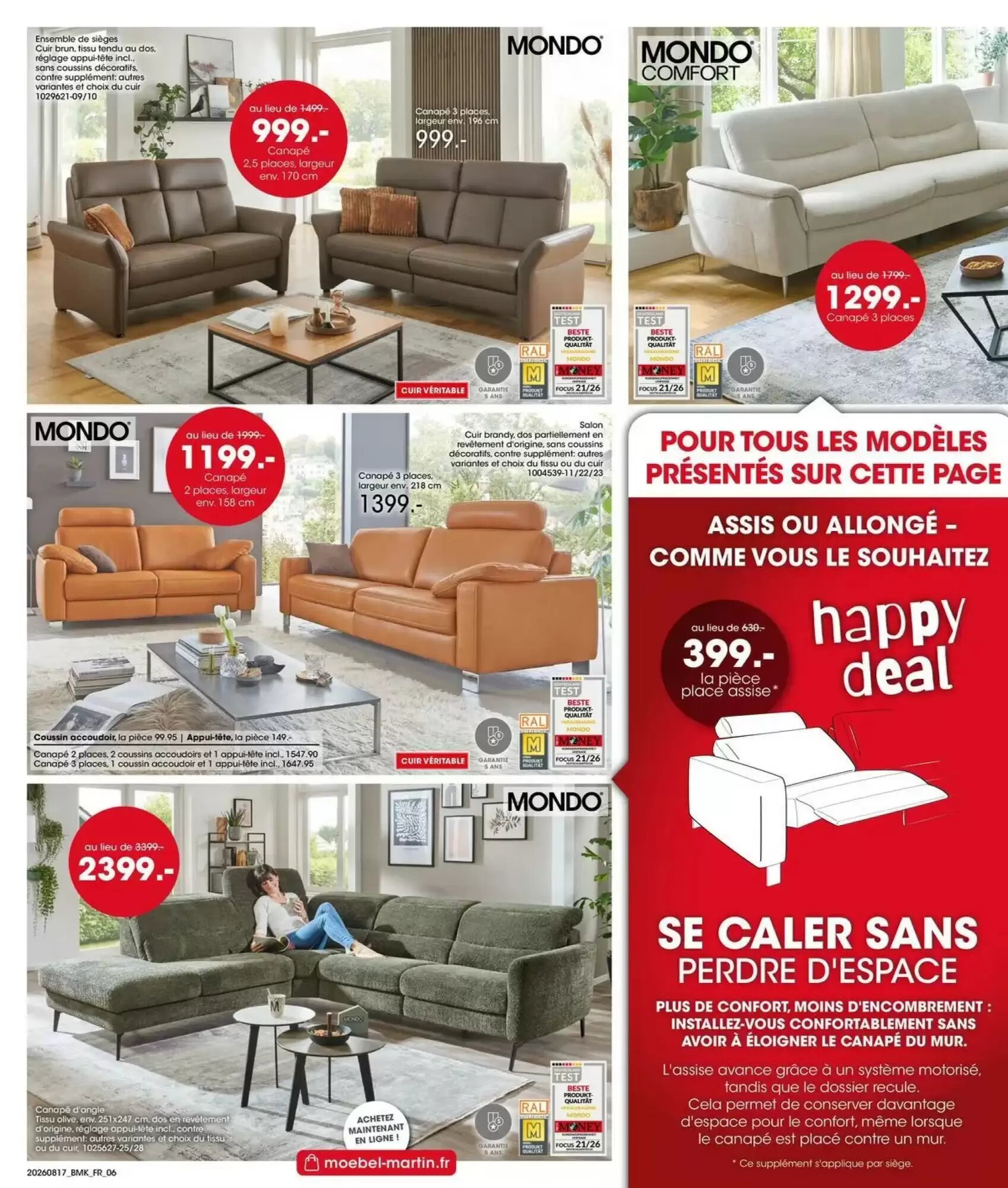 Prospectus promotionnel Möbel Martin valable à partir du 16/08/2026 - Page 6.