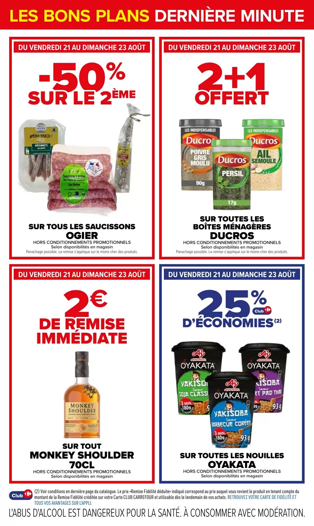 Prospectus promotionnel Carrefour Market valable à partir du 17/08/2026 - Page 4.