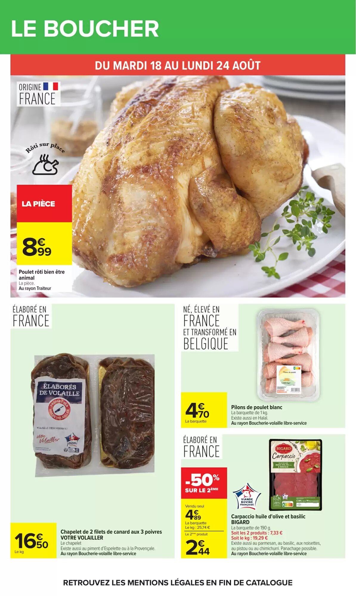 Prospectus promotionnel Carrefour valable à partir du 17/08/2026 - Page 16.