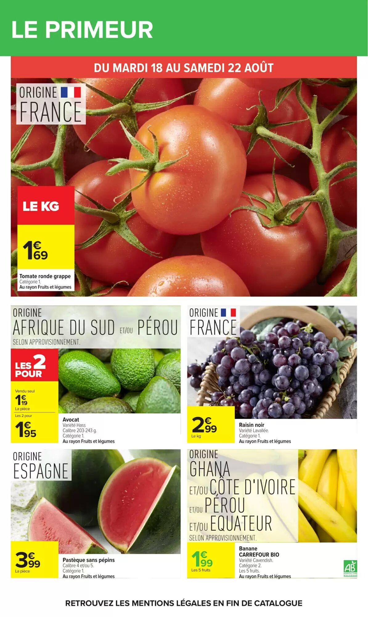Prospectus promotionnel Carrefour valable à partir du 17/08/2026 - Page 20.
