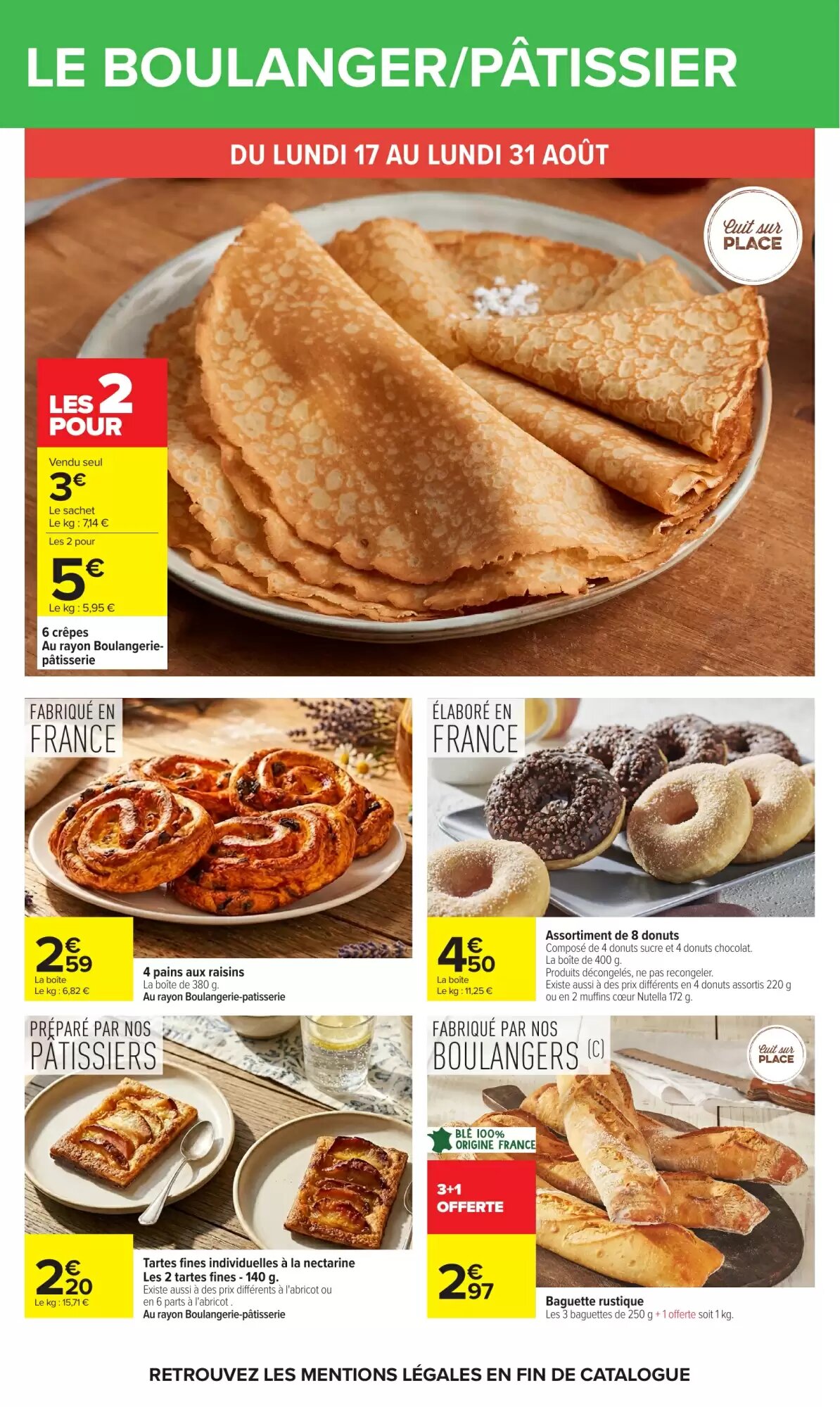 Prospectus promotionnel Carrefour valable à partir du 17/08/2026 - Page 21.