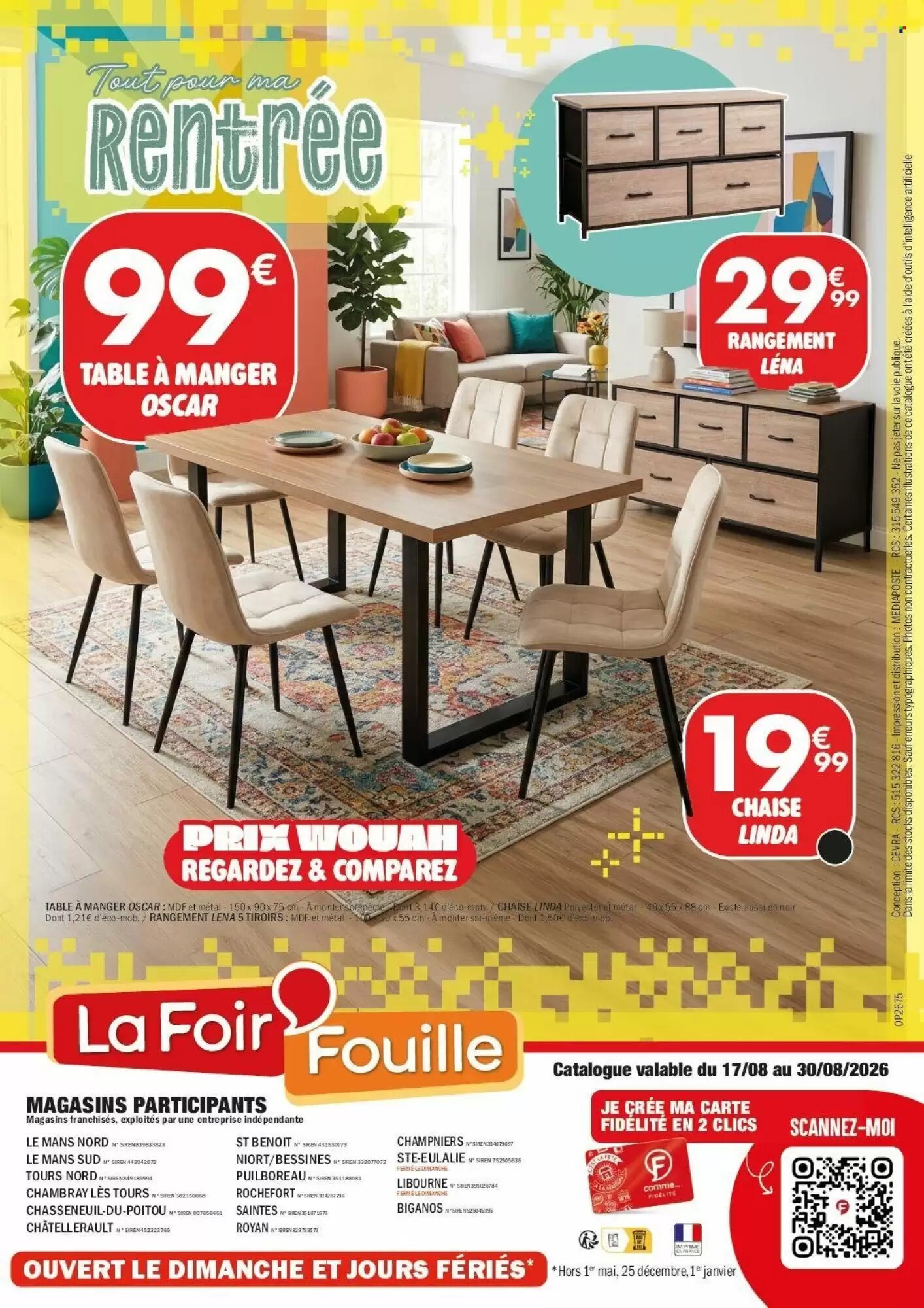 Prospectus promotionnel La Foir'Fouille valable à partir du 17/08/2026 - Page 16.