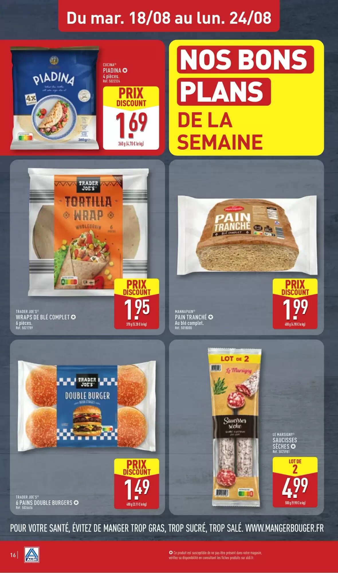 Prospectus promotionnel ALDI valable à partir du 18/08/2026 - Page 18.