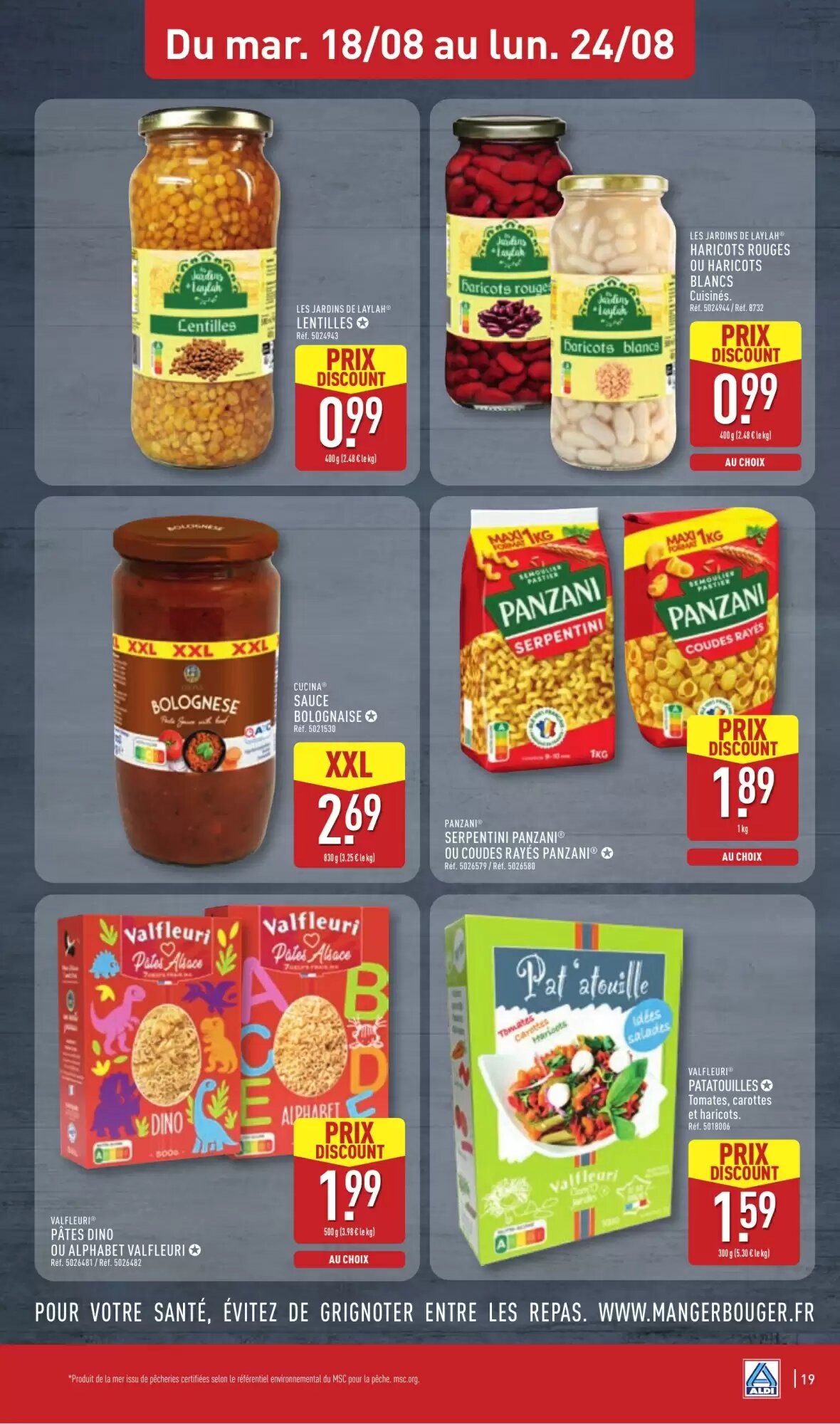 Prospectus promotionnel ALDI valable à partir du 18/08/2026 - Page 21.