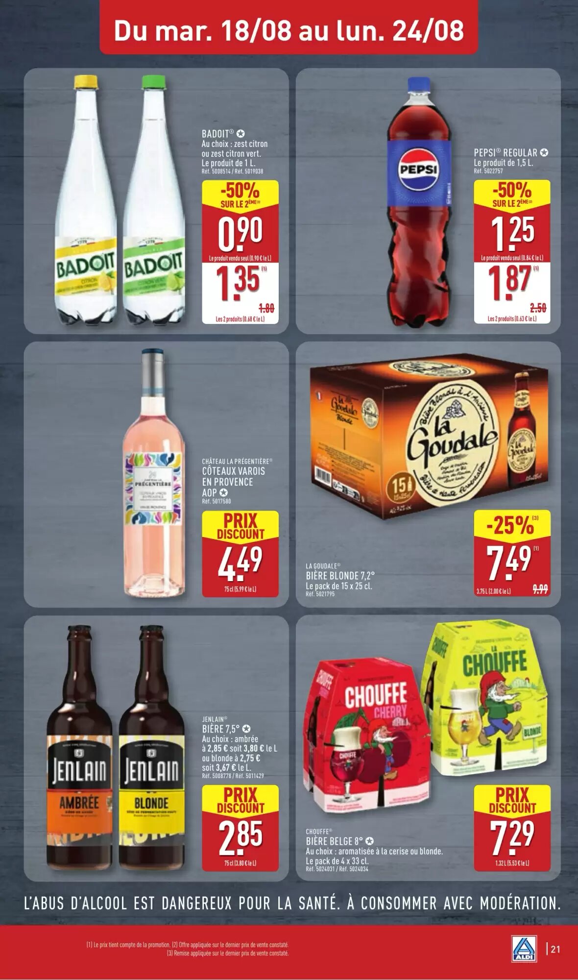 Prospectus promotionnel ALDI valable à partir du 18/08/2026 - Page 23.