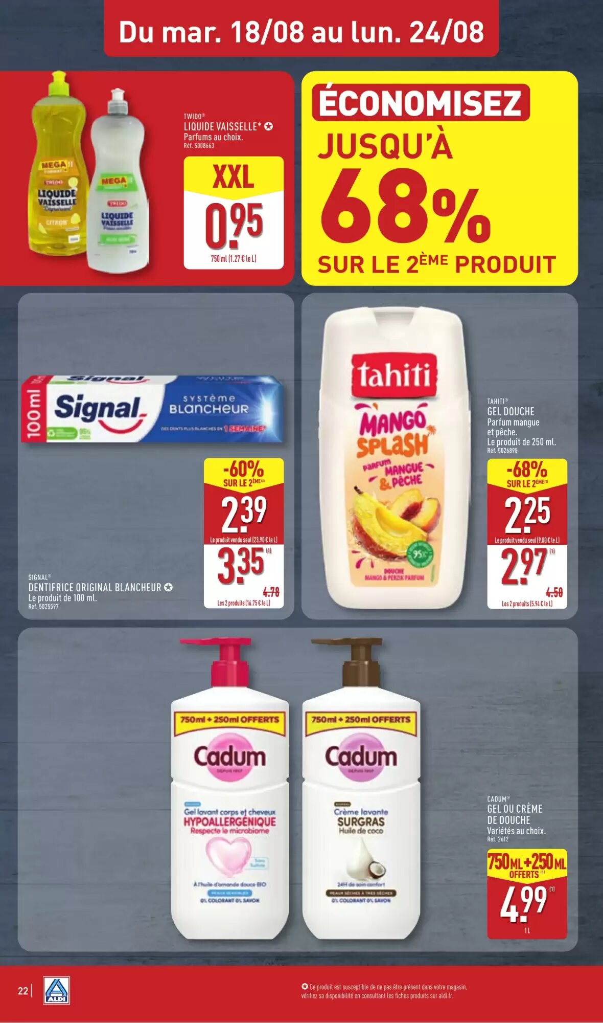 Prospectus promotionnel ALDI valable à partir du 18/08/2026 - Page 24.