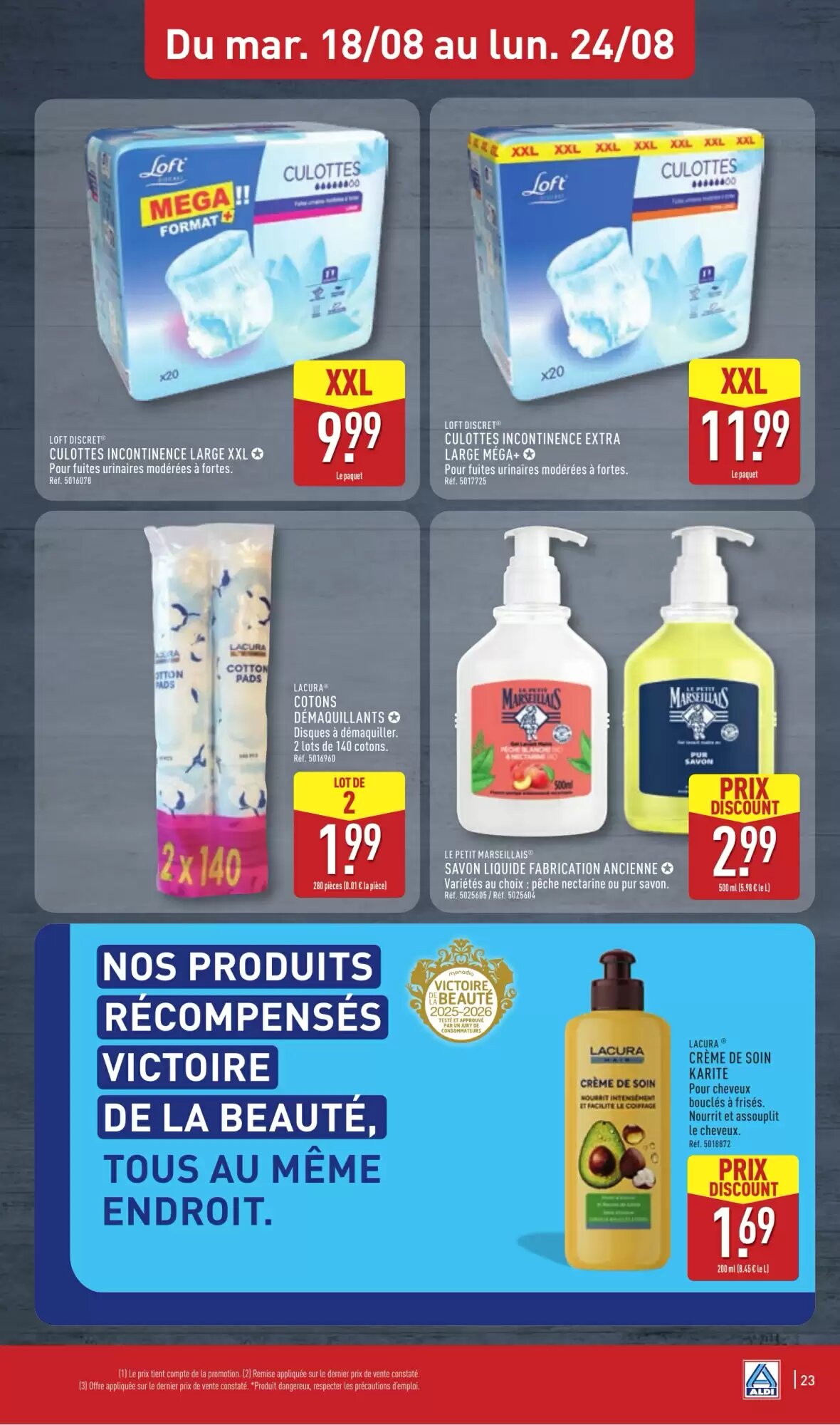 Prospectus promotionnel ALDI valable à partir du 18/08/2026 - Page 25.