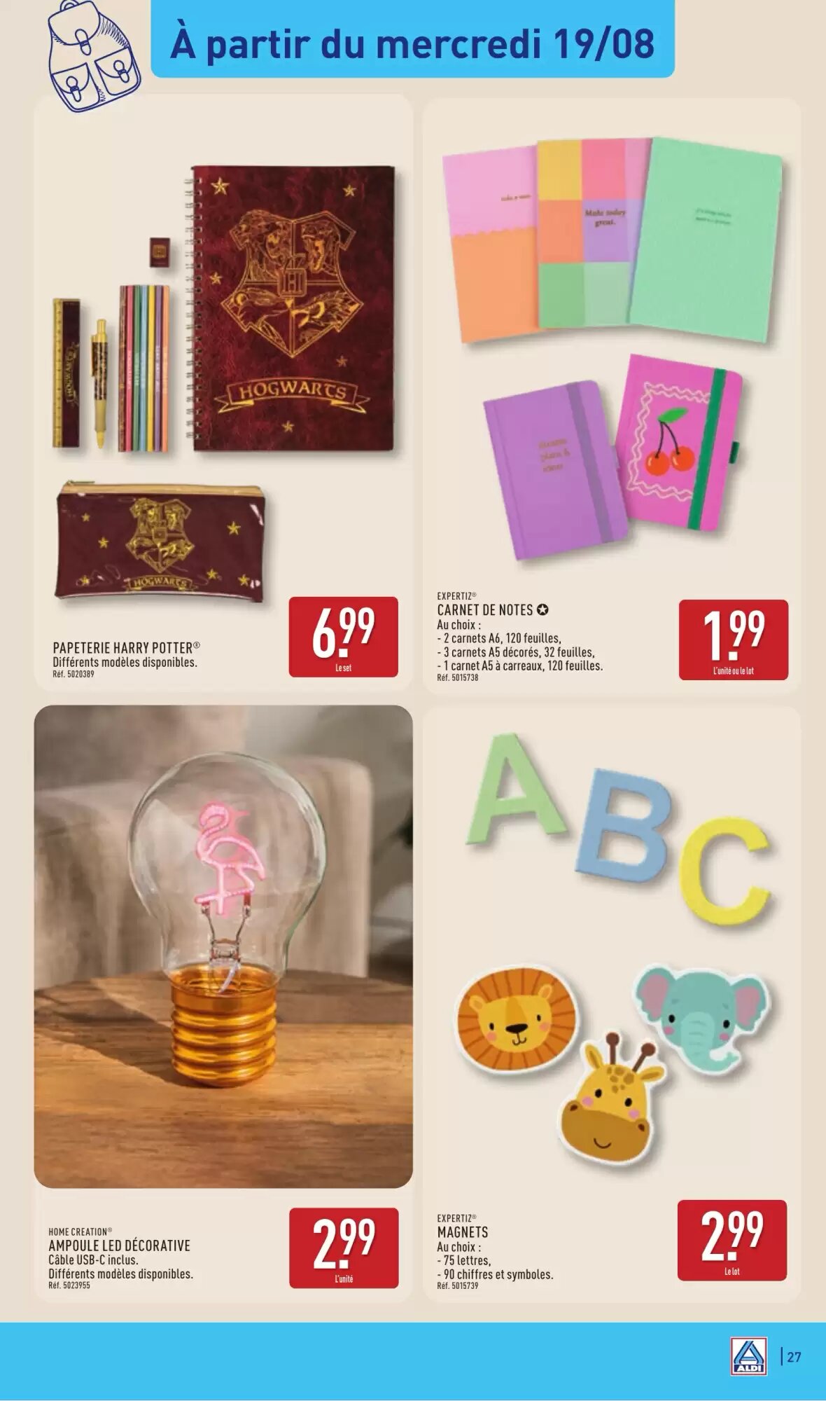Prospectus promotionnel ALDI valable à partir du 18/08/2026 - Page 29.