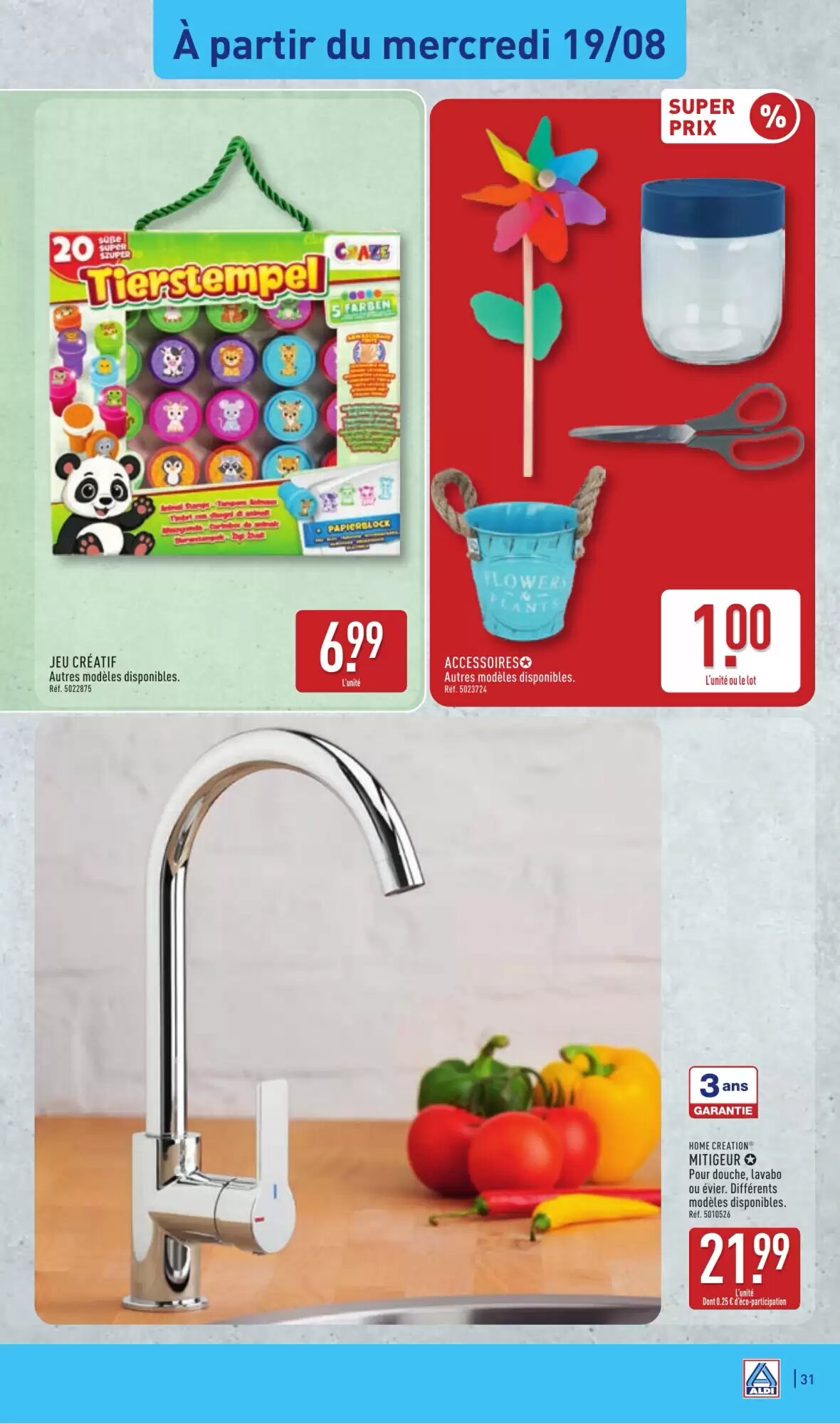 Prospectus promotionnel ALDI valable à partir du 18/08/2026 - Page 33.