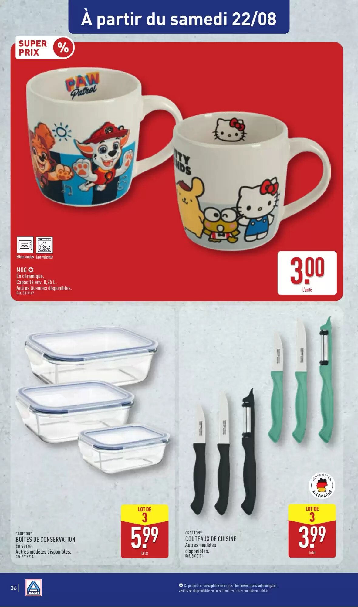 Prospectus promotionnel ALDI valable à partir du 18/08/2026 - Page 38.