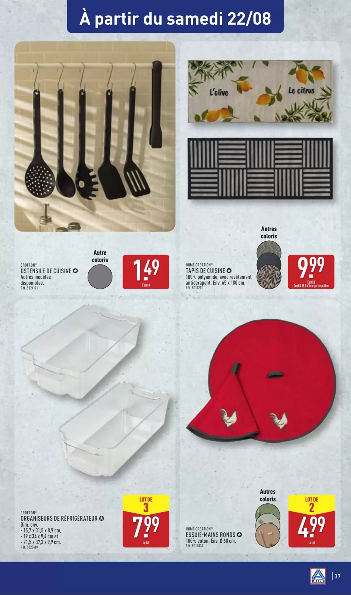 Prospectus promotionnel ALDI valable à partir du 18/08/2026 - Page 39.