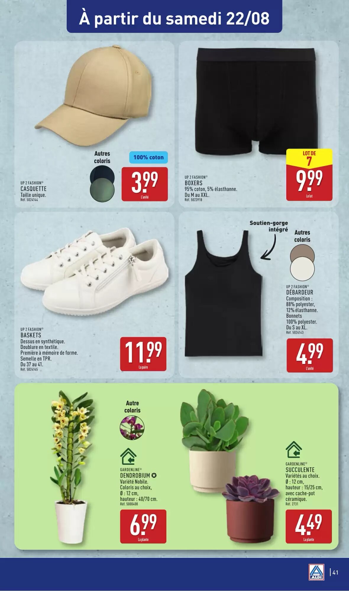 Prospectus promotionnel ALDI valable à partir du 18/08/2026 - Page 43.