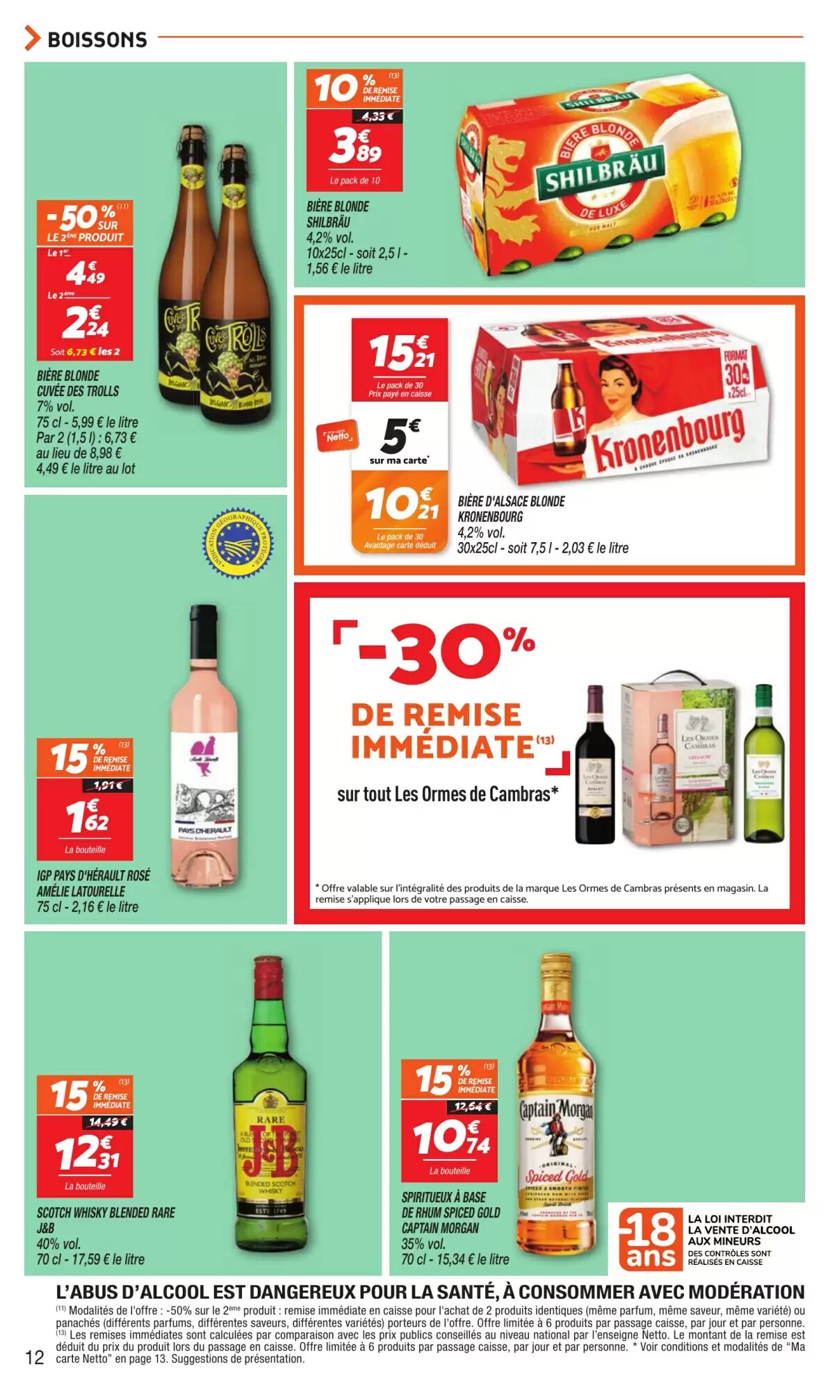 Prospectus promotionnel Netto valable à partir du 18/08/2026 - Page 12.