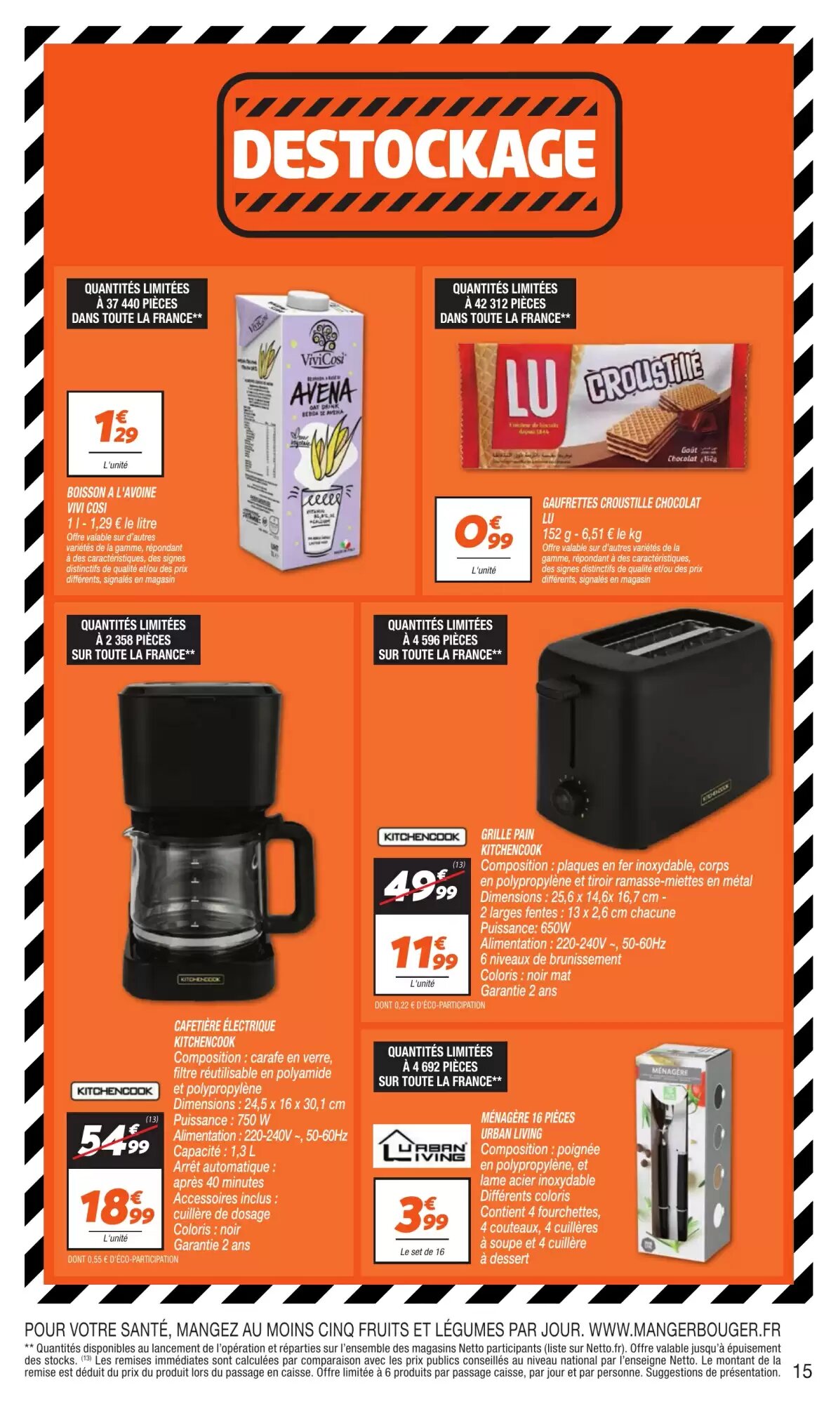 Prospectus promotionnel Netto valable à partir du 18/08/2026 - Page 15.