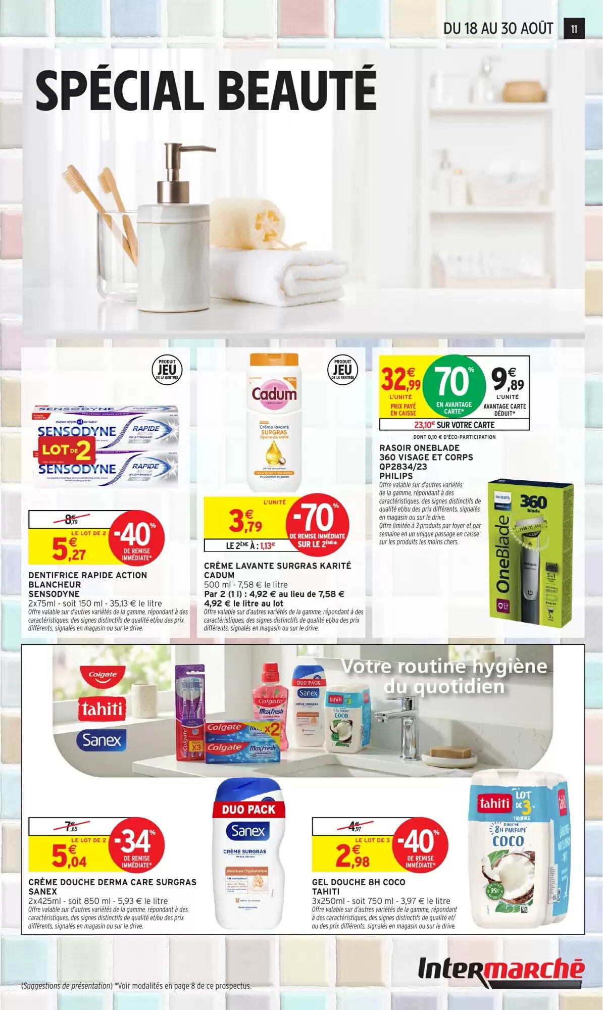 Prospectus promotionnel Intermarché valable à partir du 18/08/2026 - Page 11.