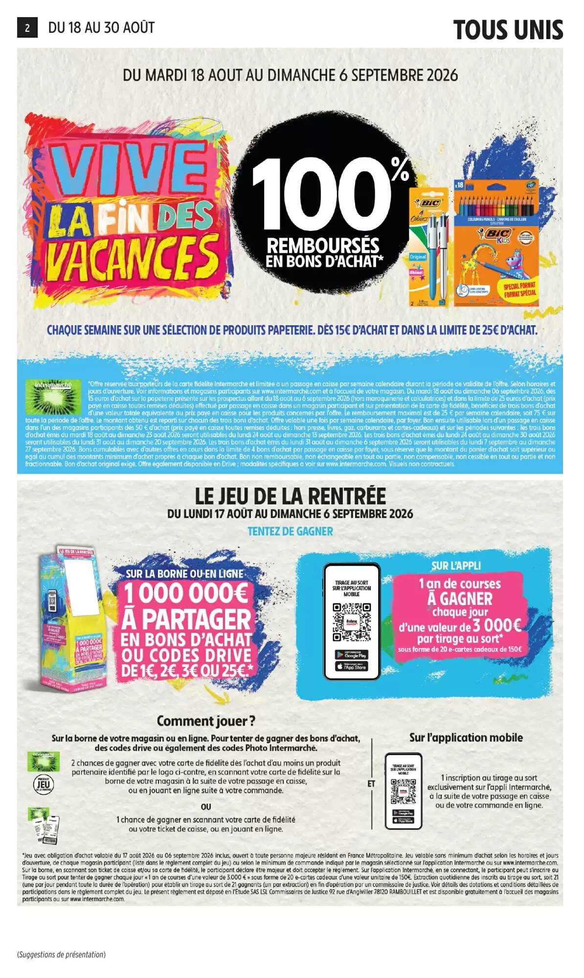 Prospectus promotionnel Intermarché valable à partir du 18/08/2026 - Page 2.