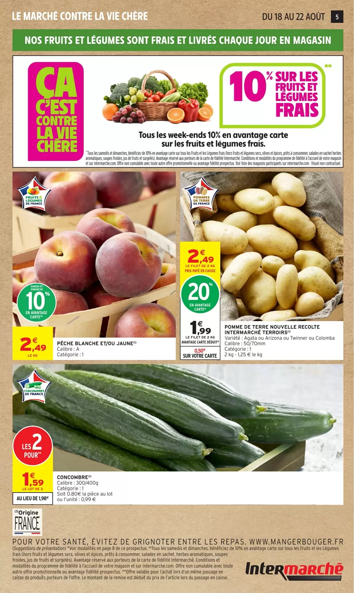 Prospectus promotionnel Intermarché valable à partir du 18/08/2026 - Page 5.