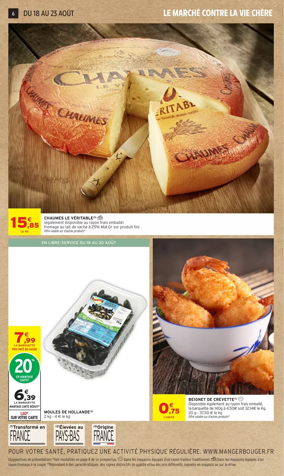 Prospectus promotionnel Intermarché valable à partir du 18/08/2026 - Page 6.