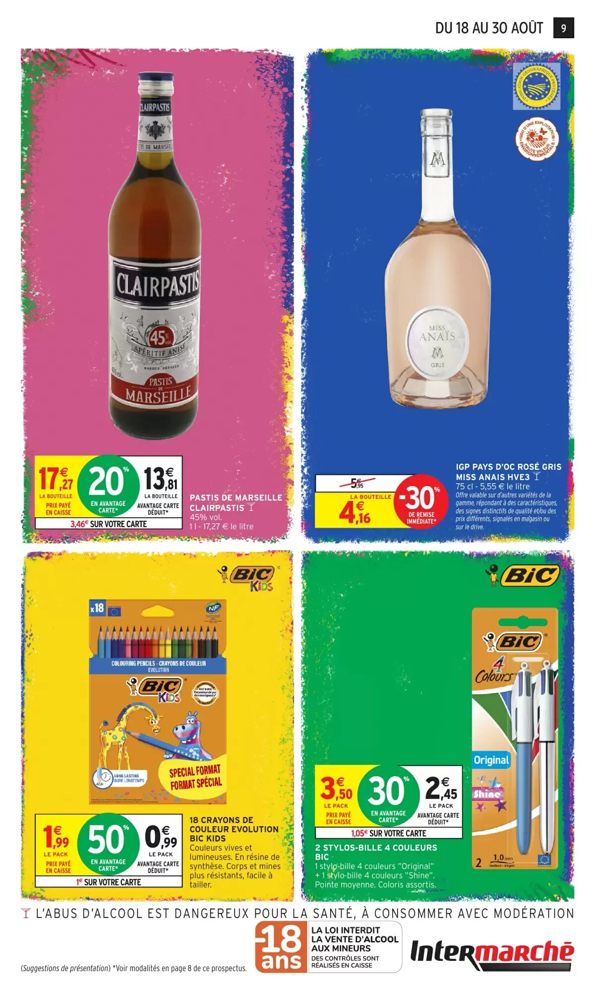 Prospectus promotionnel Intermarché valable à partir du 18/08/2026 - Page 9.
