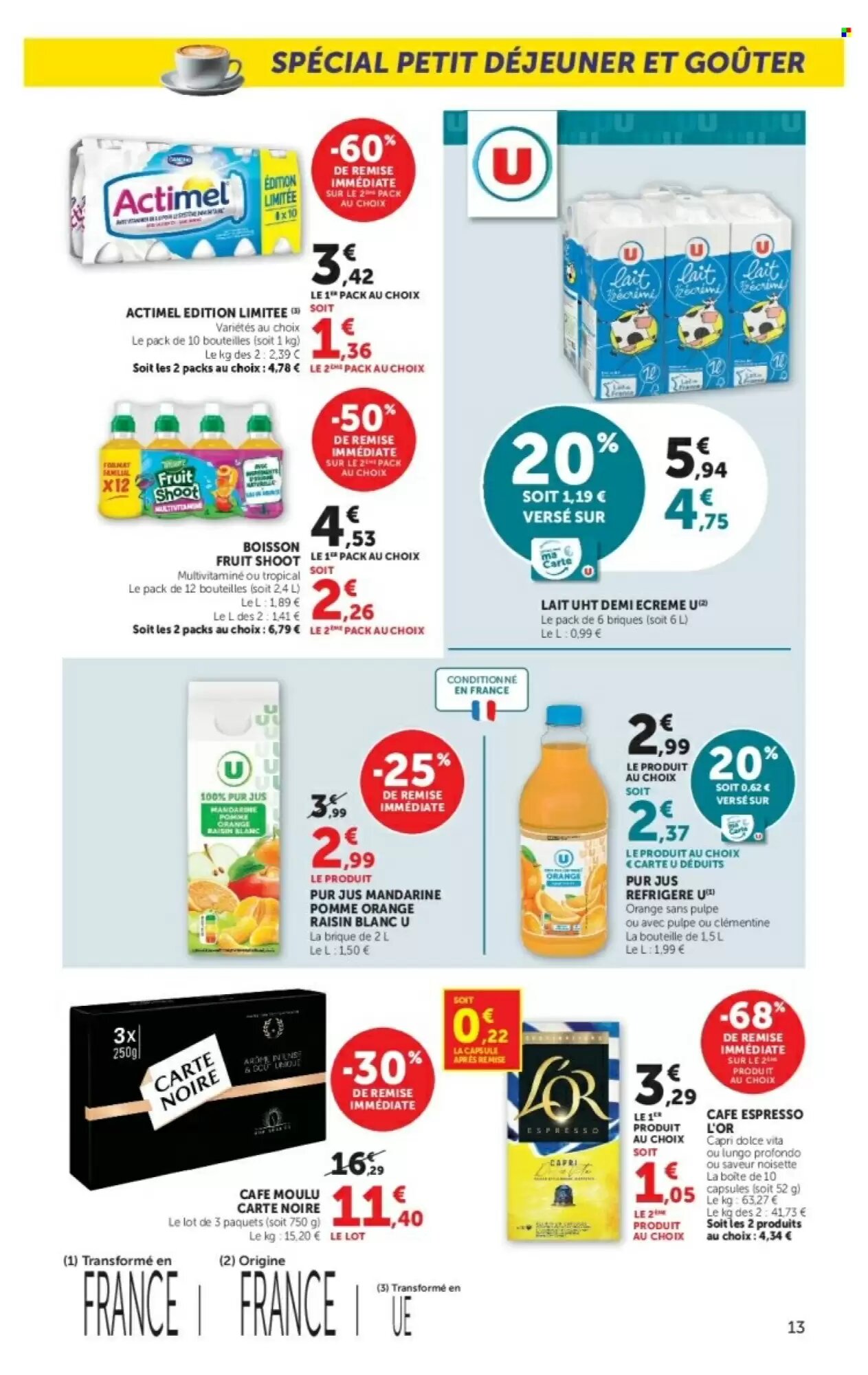 Prospectus promotionnel U Express valable à partir du 18/08/2026 - Page 13.