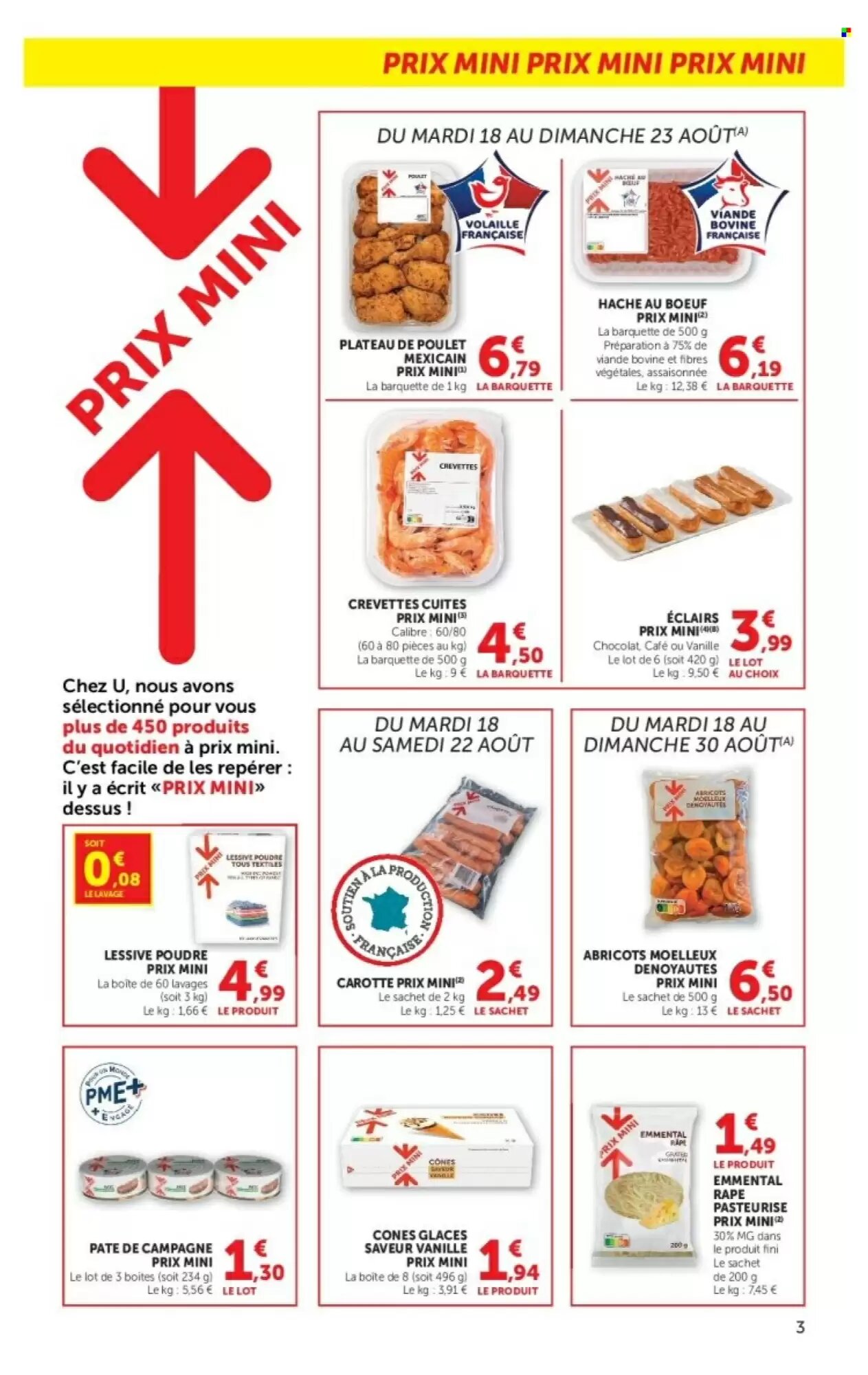 Prospectus promotionnel U Express valable à partir du 18/08/2026 - Page 3.