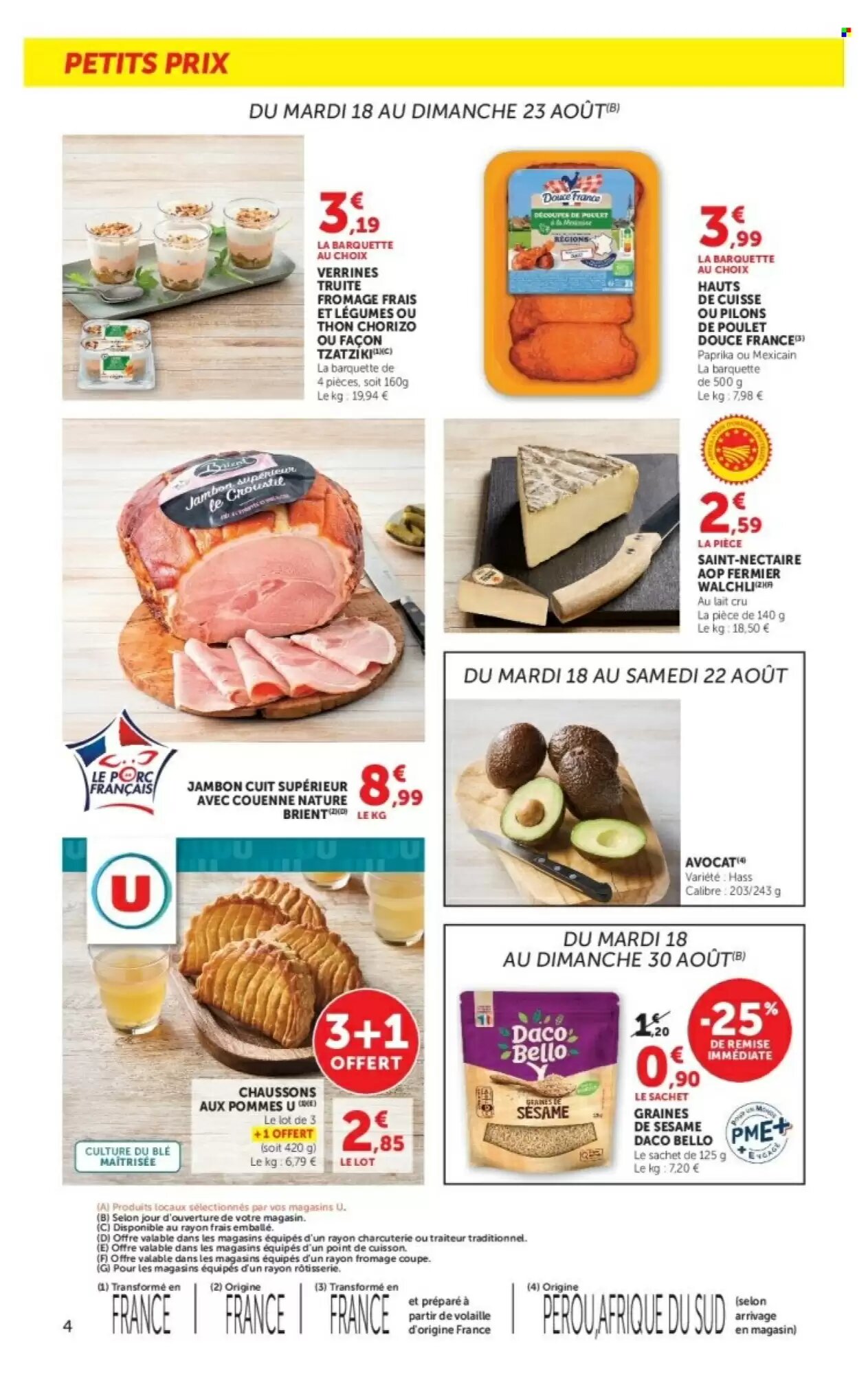 Prospectus promotionnel U Express valable à partir du 18/08/2026 - Page 4.