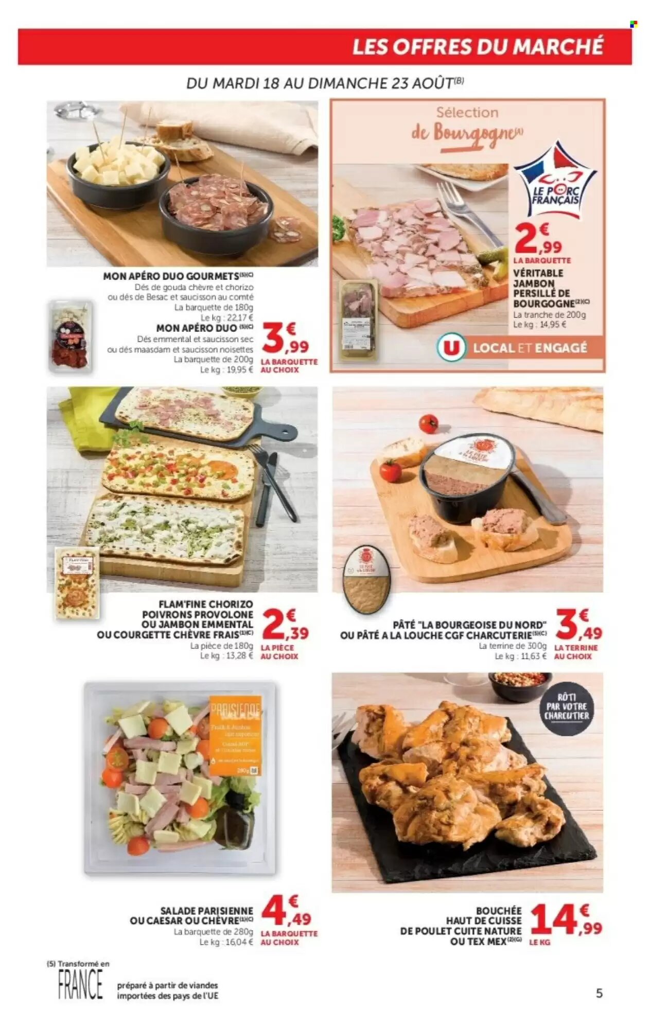 Prospectus promotionnel U Express valable à partir du 18/08/2026 - Page 5.