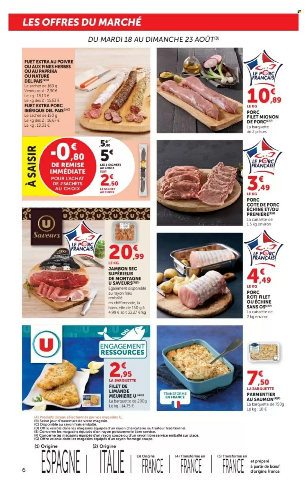 Prospectus promotionnel U Express valable à partir du 18/08/2026 - Page 6.