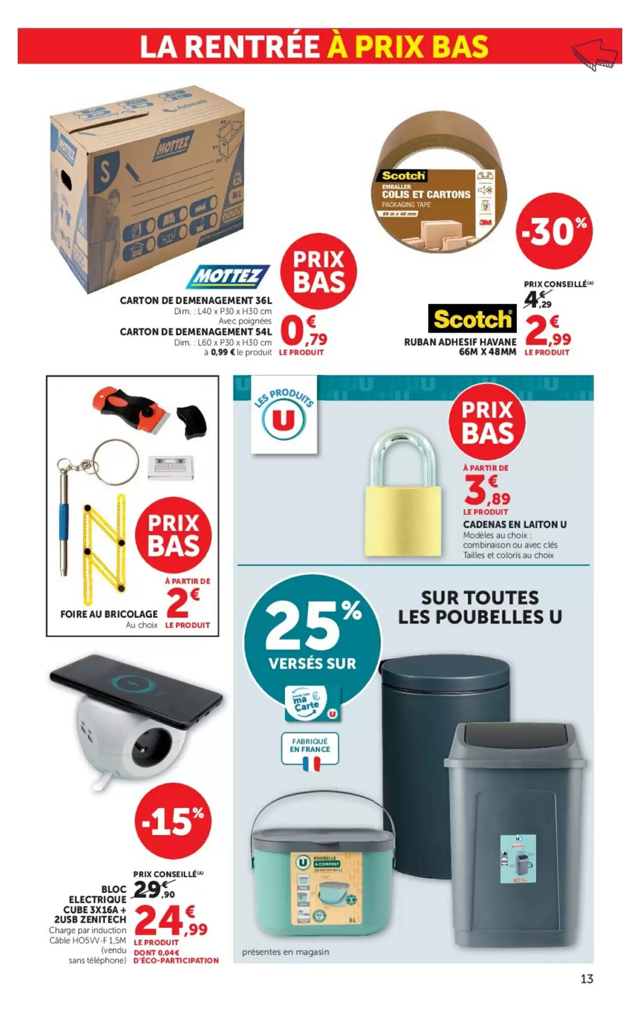 Prospectus promotionnel Super U valable à partir du 18/08/2026 - Page 13.