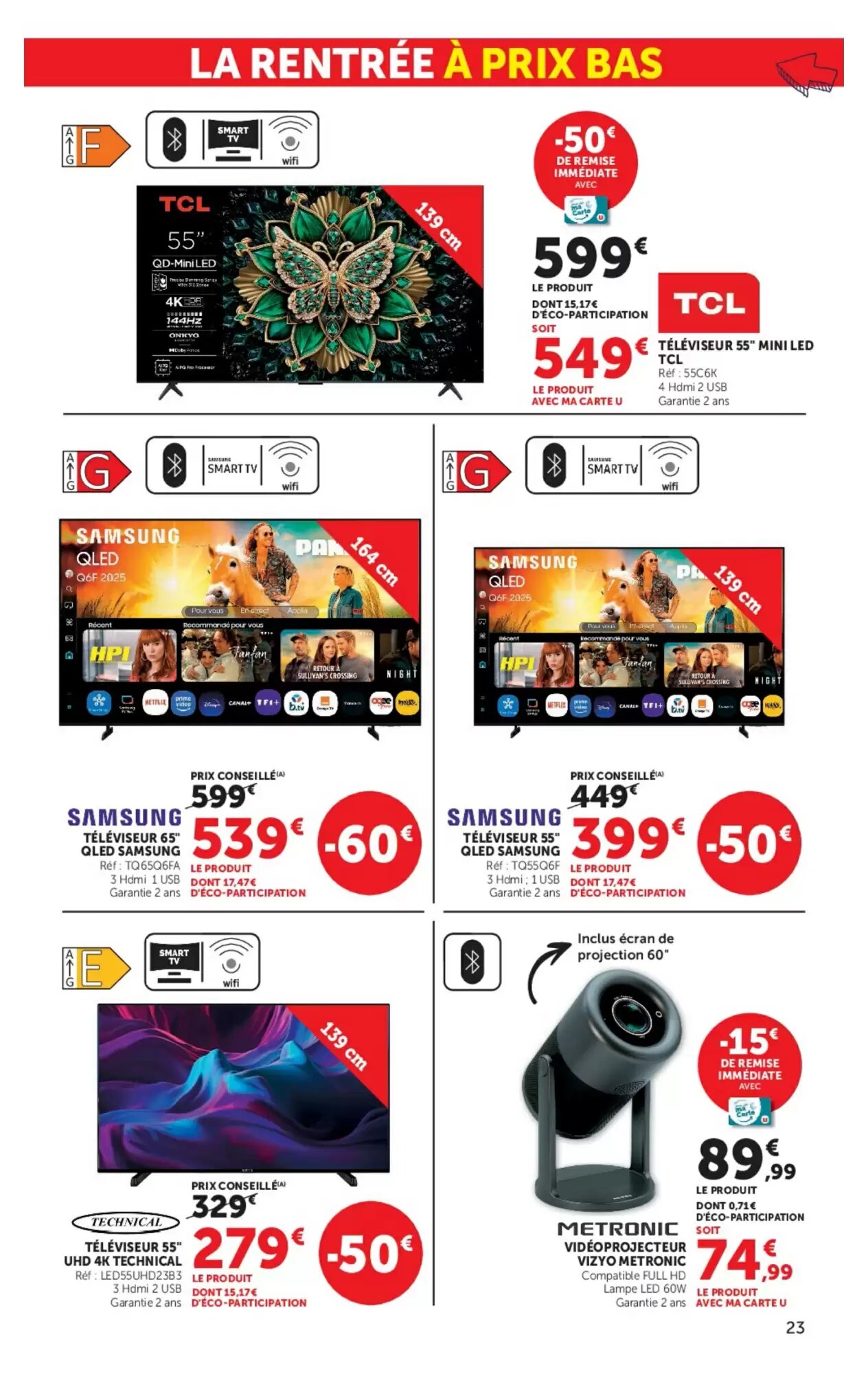 Prospectus promotionnel Super U valable à partir du 18/08/2026 - Page 23.