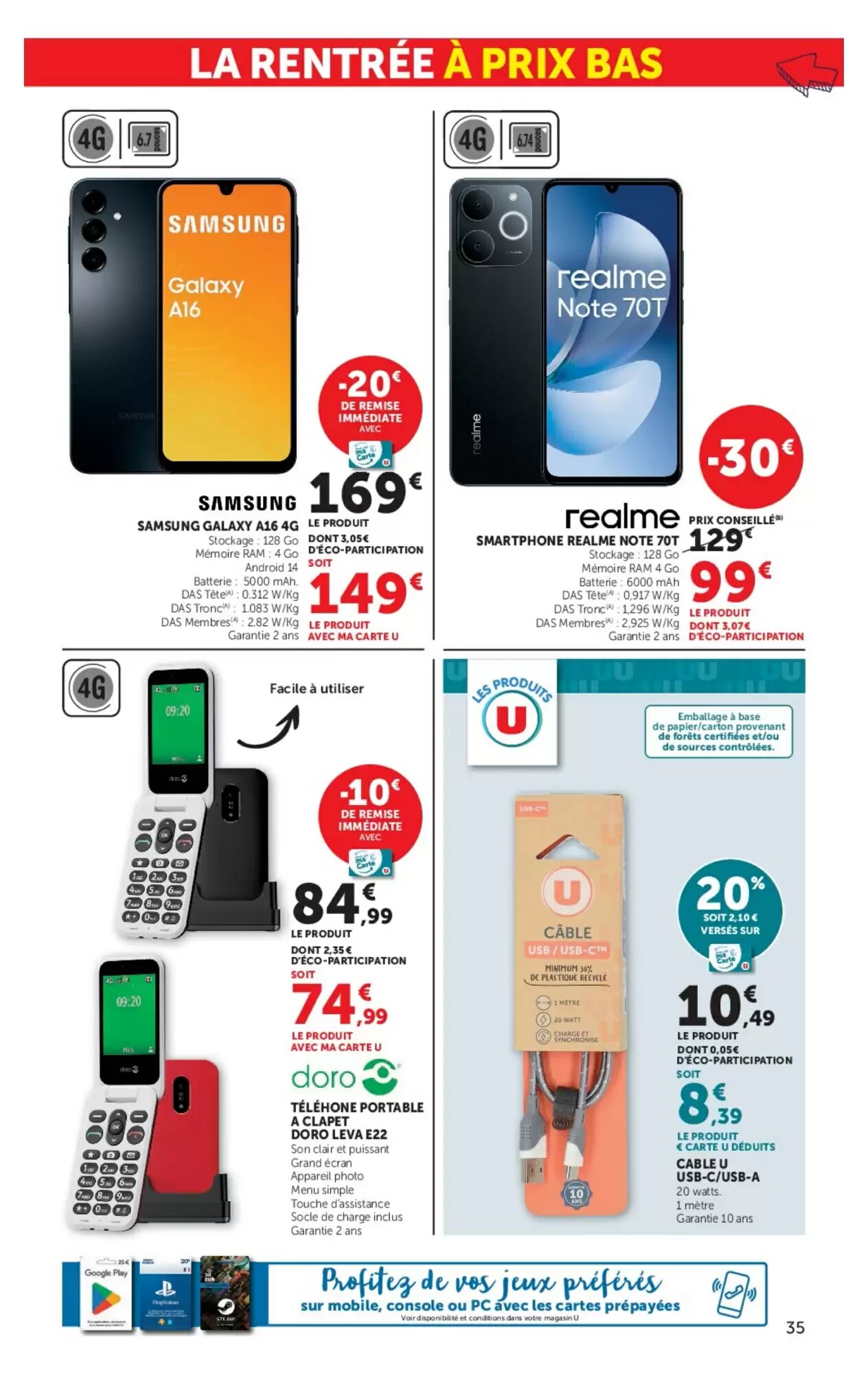 Prospectus promotionnel Super U valable à partir du 18/08/2026 - Page 35.