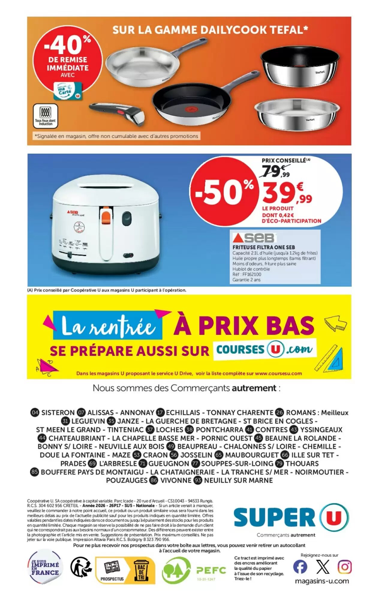 Prospectus promotionnel Super U valable à partir du 18/08/2026 - Page 36.