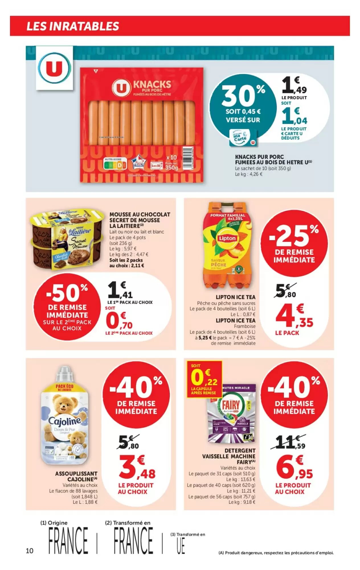 Prospectus promotionnel Super U valable à partir du 18/08/2026 - Page 10.