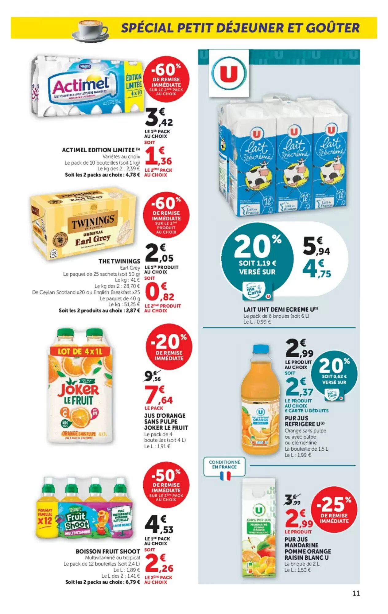 Prospectus promotionnel Super U valable à partir du 18/08/2026 - Page 11.