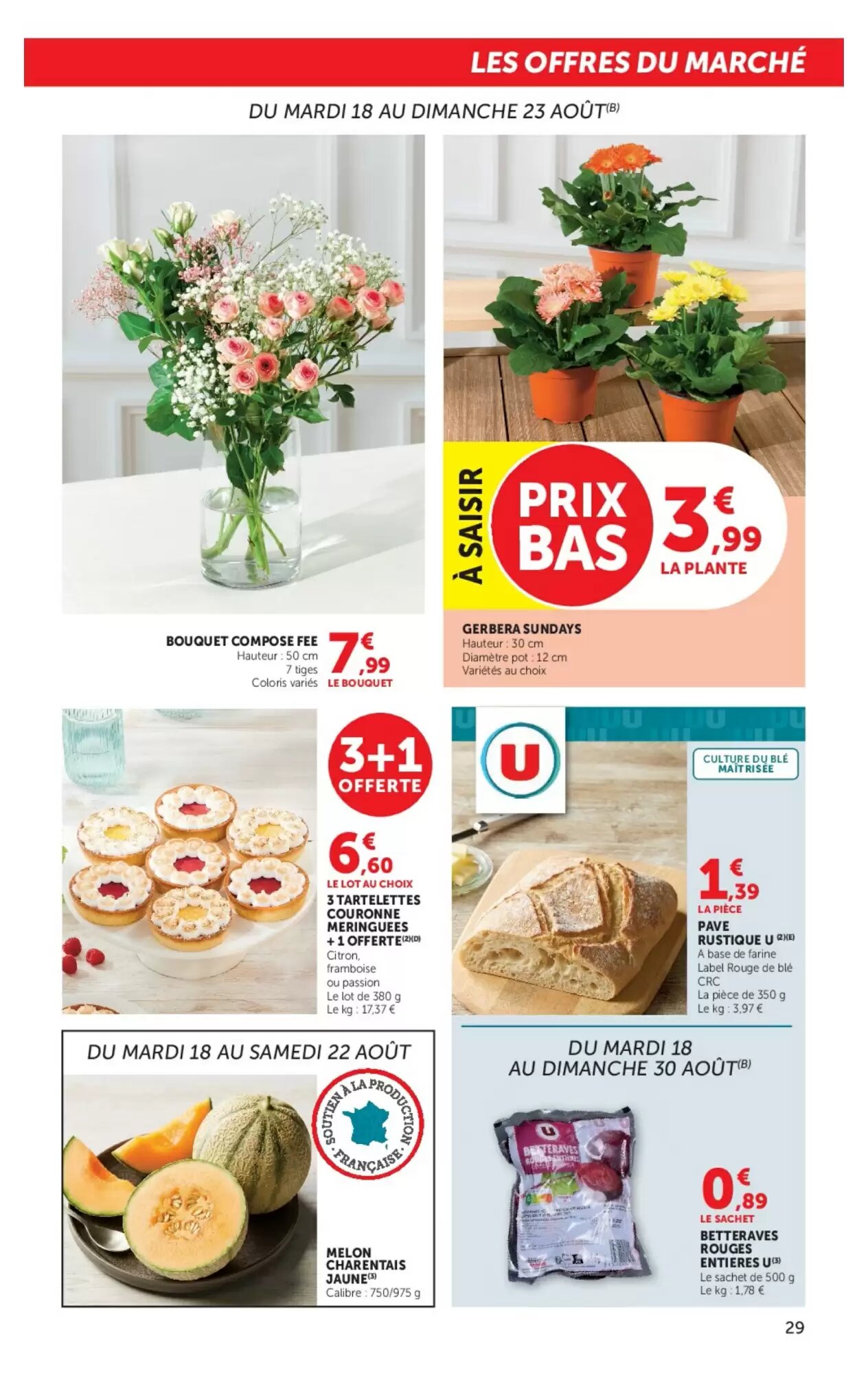 Prospectus promotionnel Super U valable à partir du 18/08/2026 - Page 29.