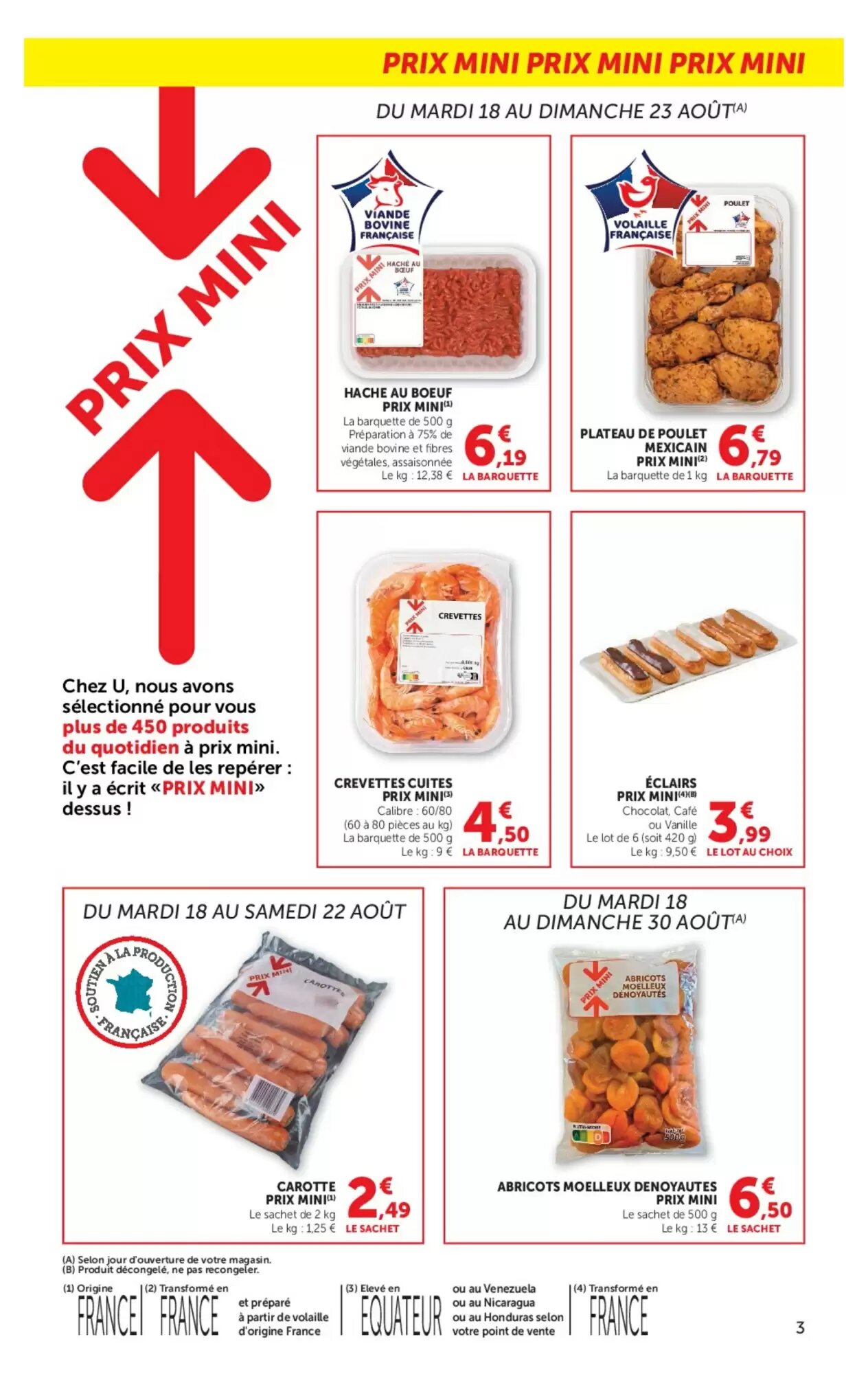 Prospectus promotionnel Super U valable à partir du 18/08/2026 - Page 3.