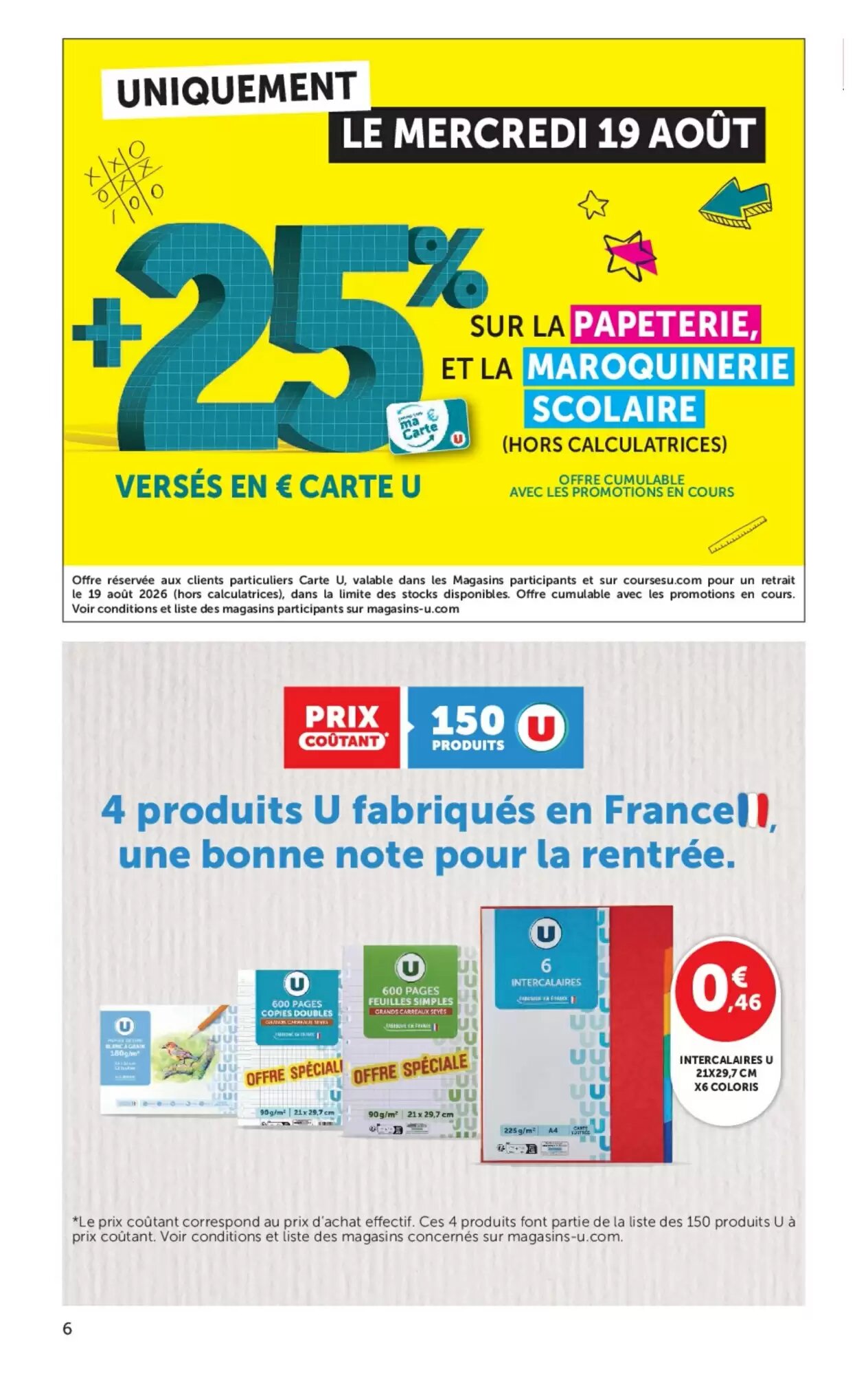 Prospectus promotionnel Super U valable à partir du 18/08/2026 - Page 6.