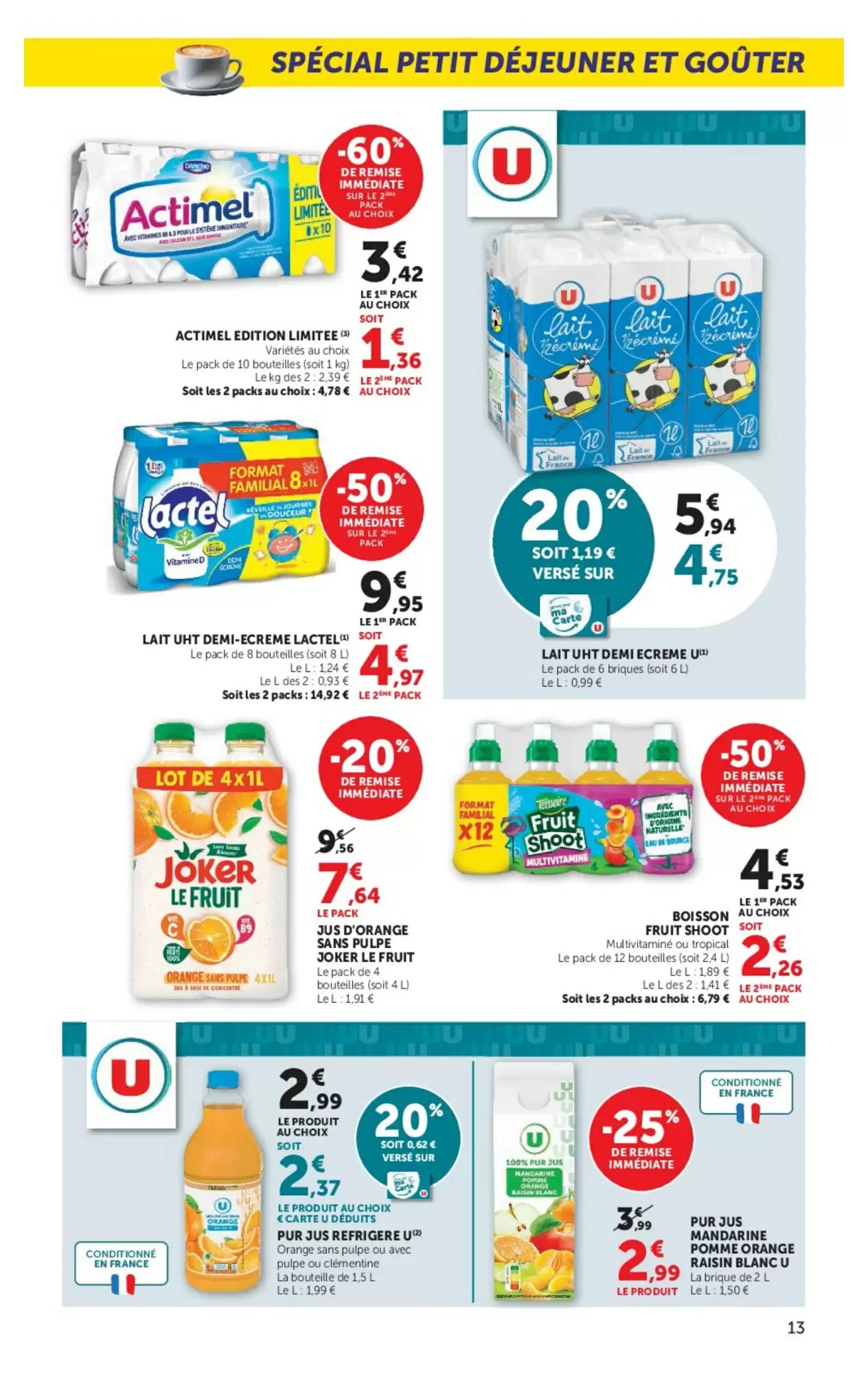 Prospectus promotionnel Hyper U valable à partir du 18/08/2026 - Page 13.
